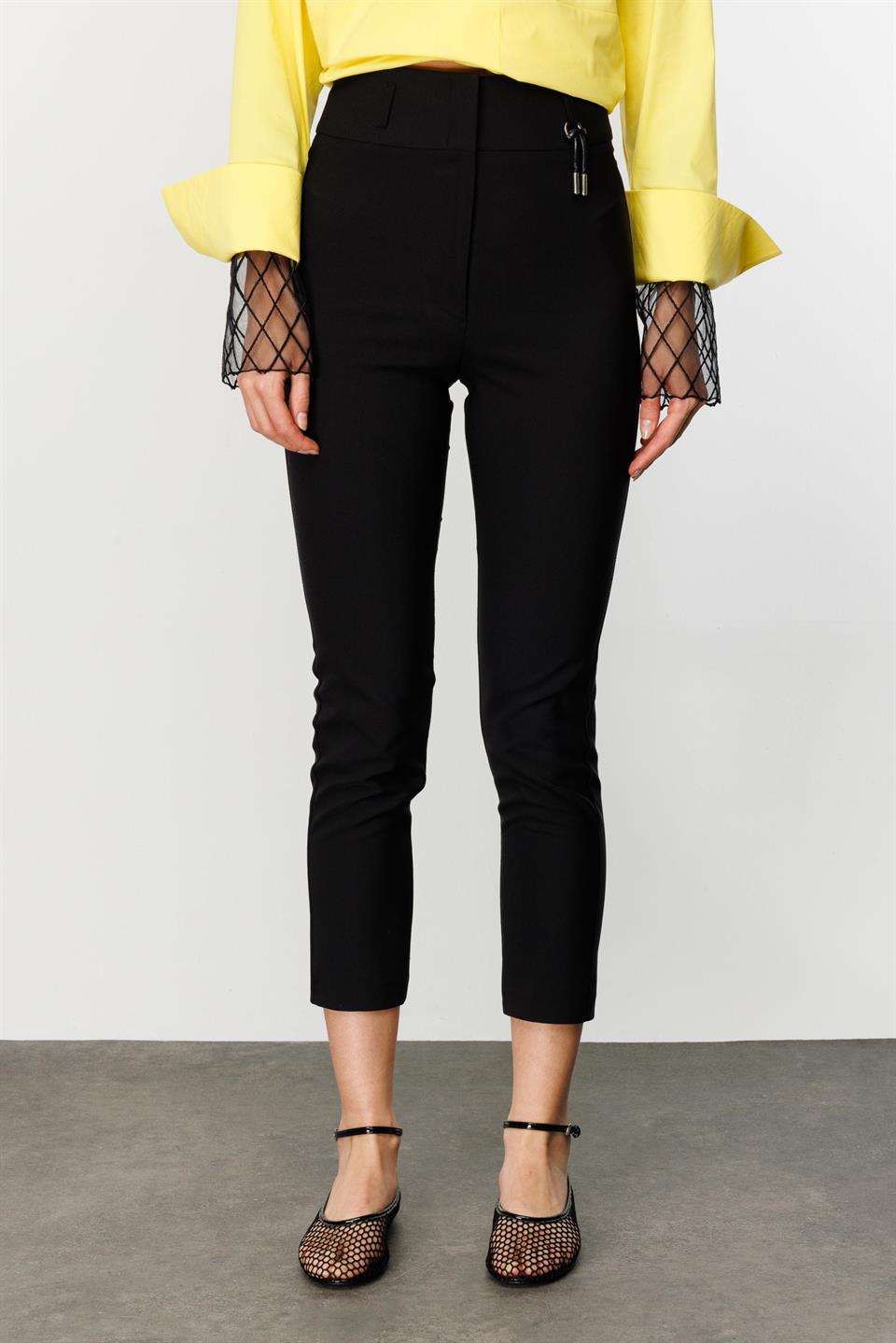 Yüksel Bel Pantolon SİYAH