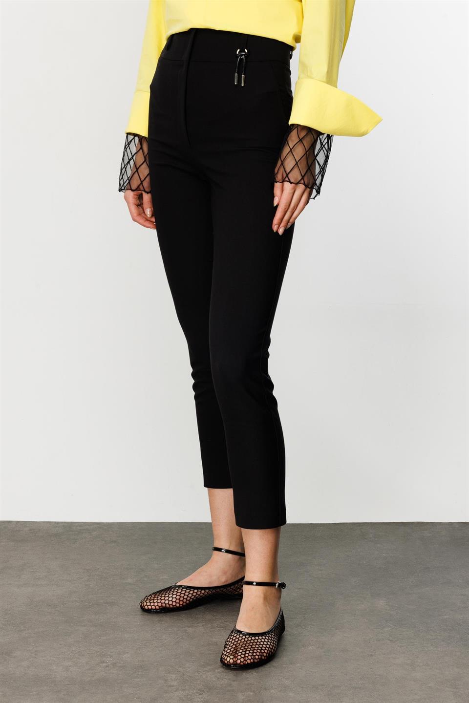 Yüksel Bel Pantolon SİYAH