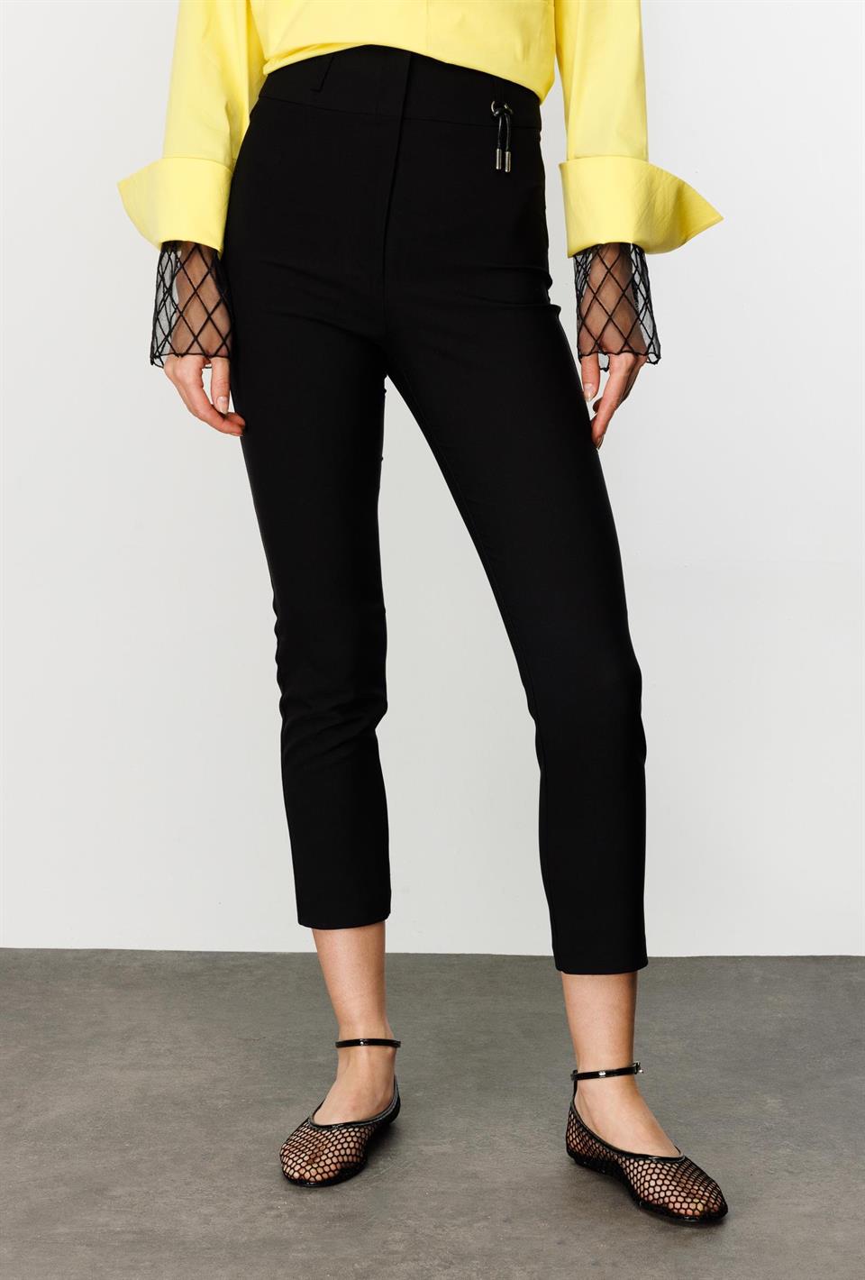 Yüksel Bel Pantolon SİYAH