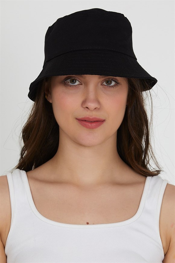 Siyah Renkli Kova Şapka - VENA