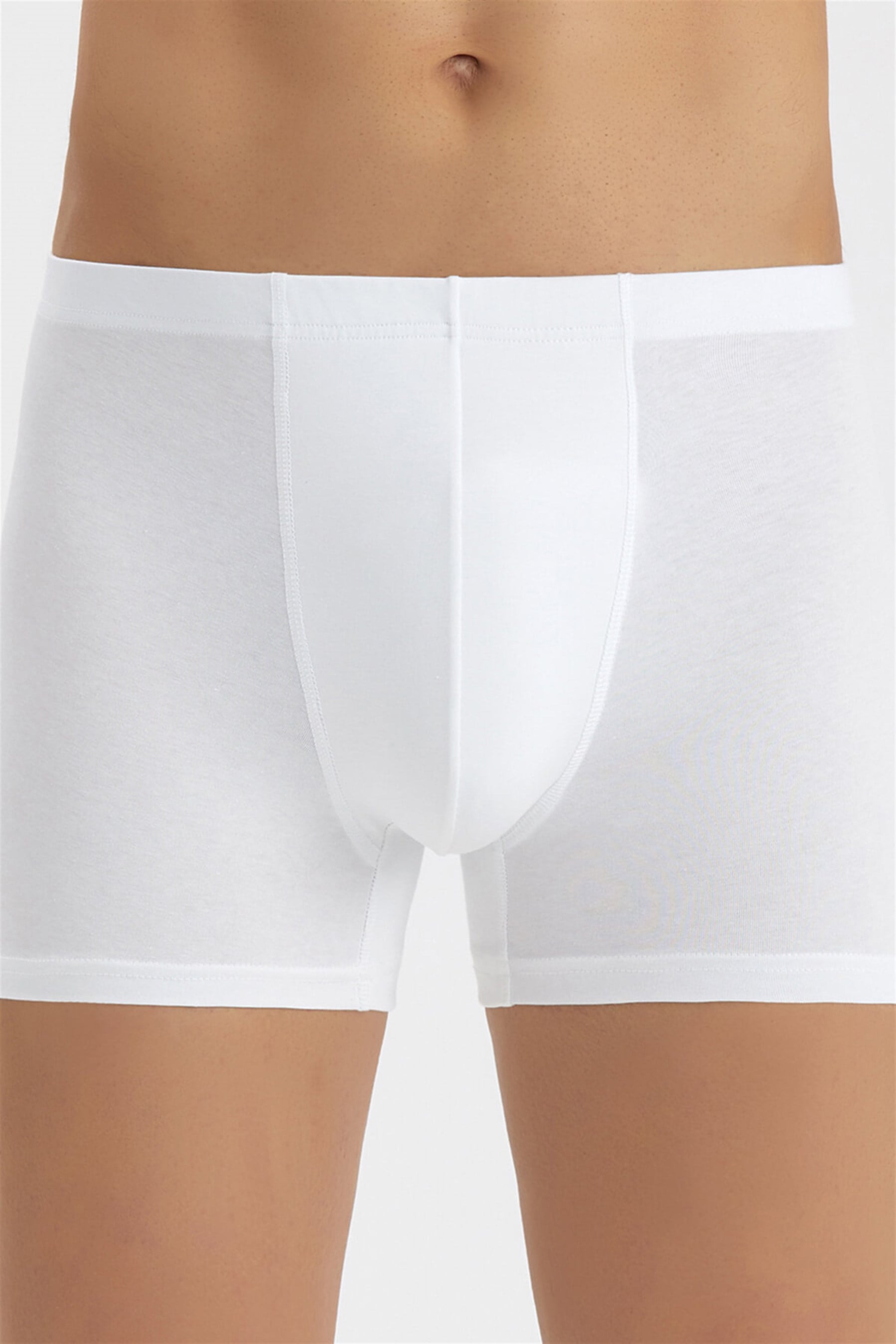 1210-01 Baykar ErkekGeçme Boxer Beyaz