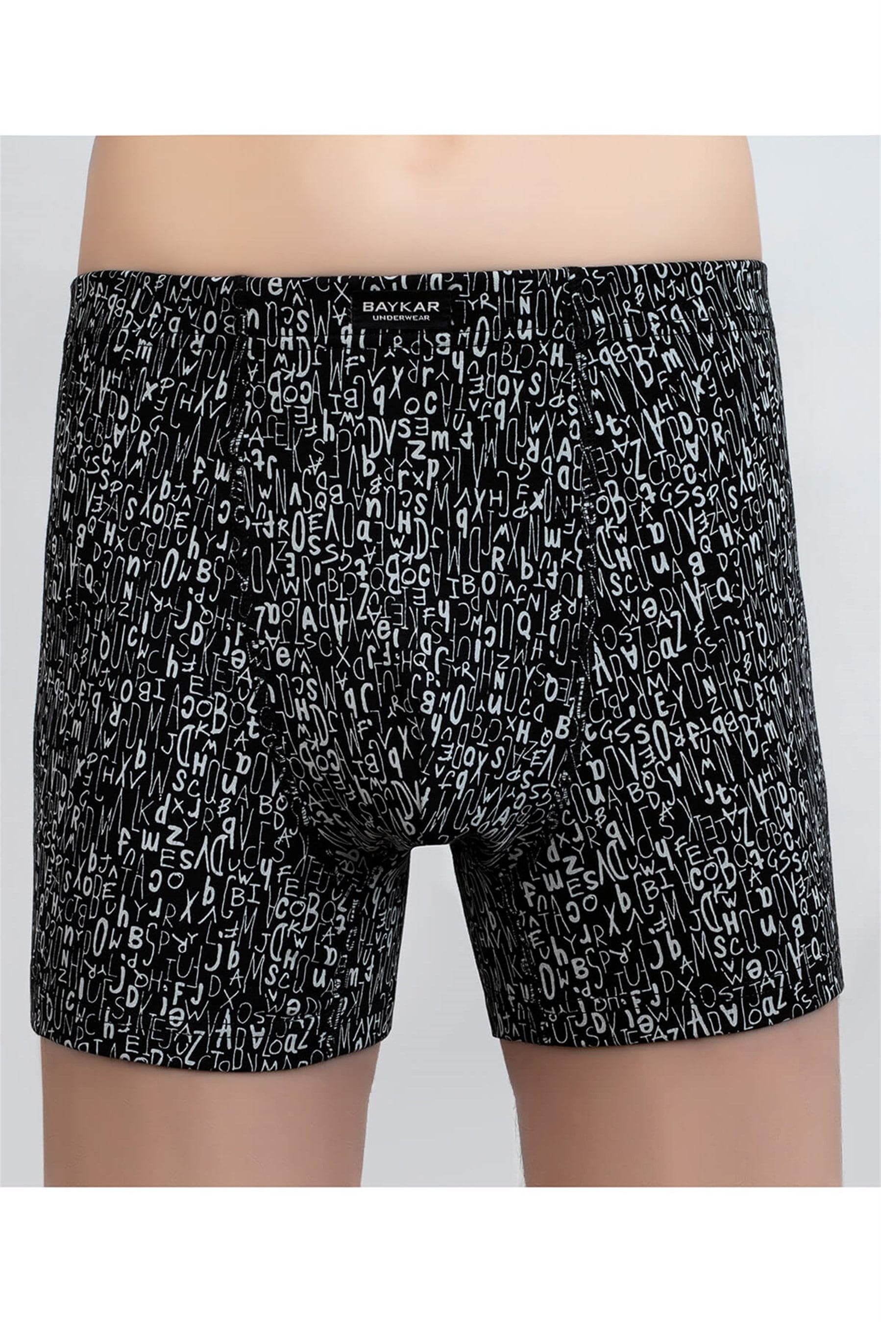 1216-02 Baykar Erkek Boxer Siyah