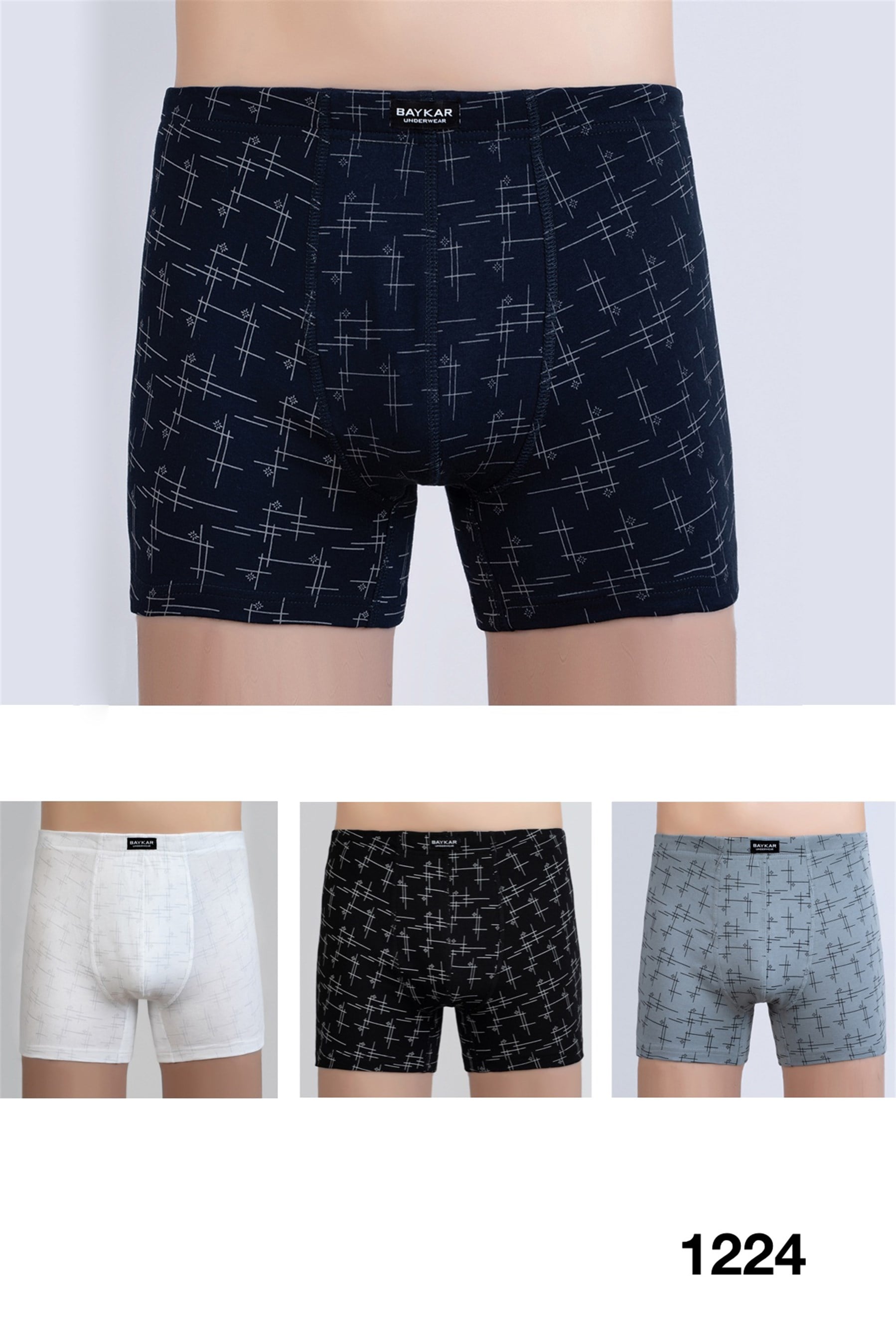 1224 Baykar Erkek Boxer