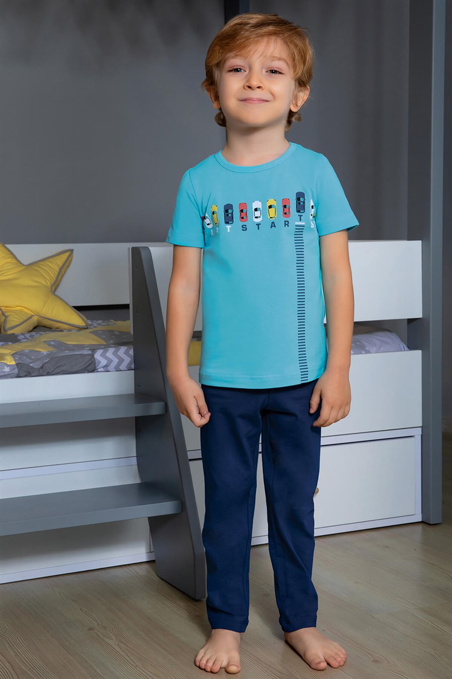9760 Baykar Erkek Çocuk Pijama Takımı
