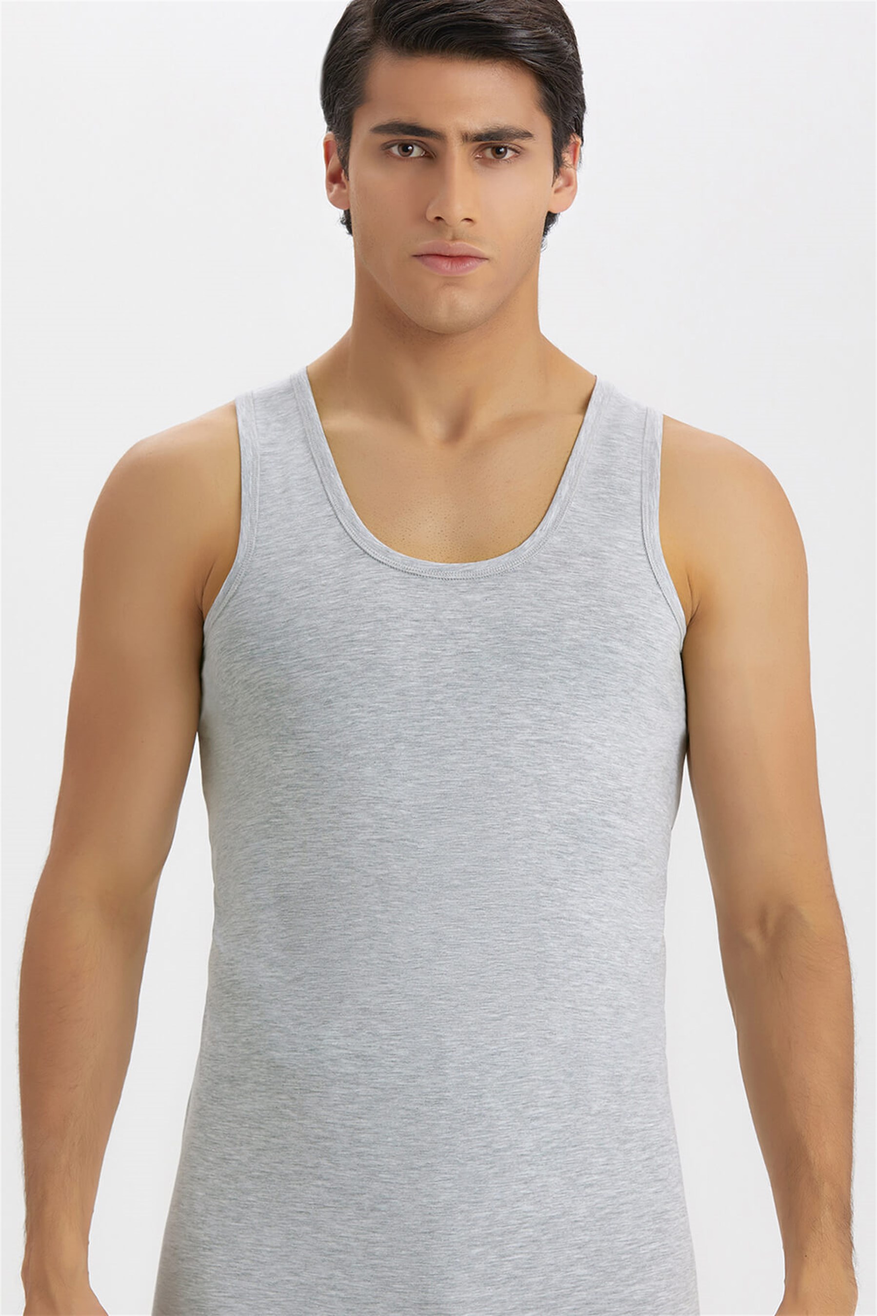 1002-20 Baykar Erkek Atlet/Rıbana Gri