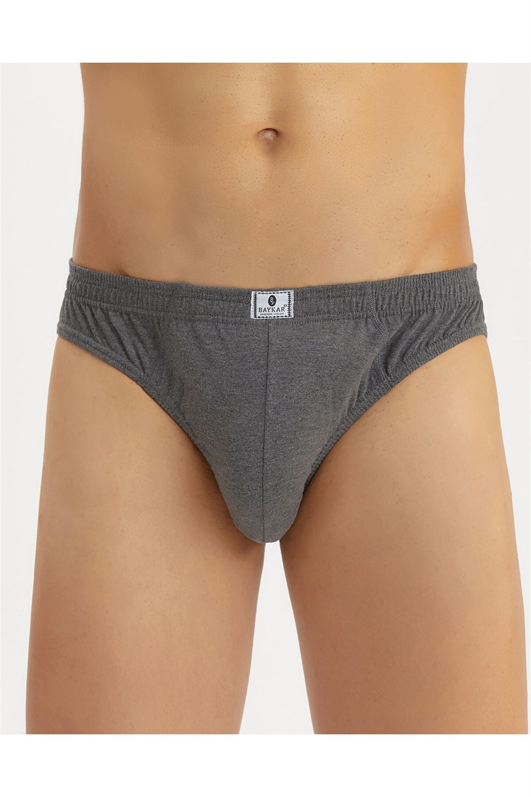 1100-22 Baykar Erkek Bikini Koyu Gri