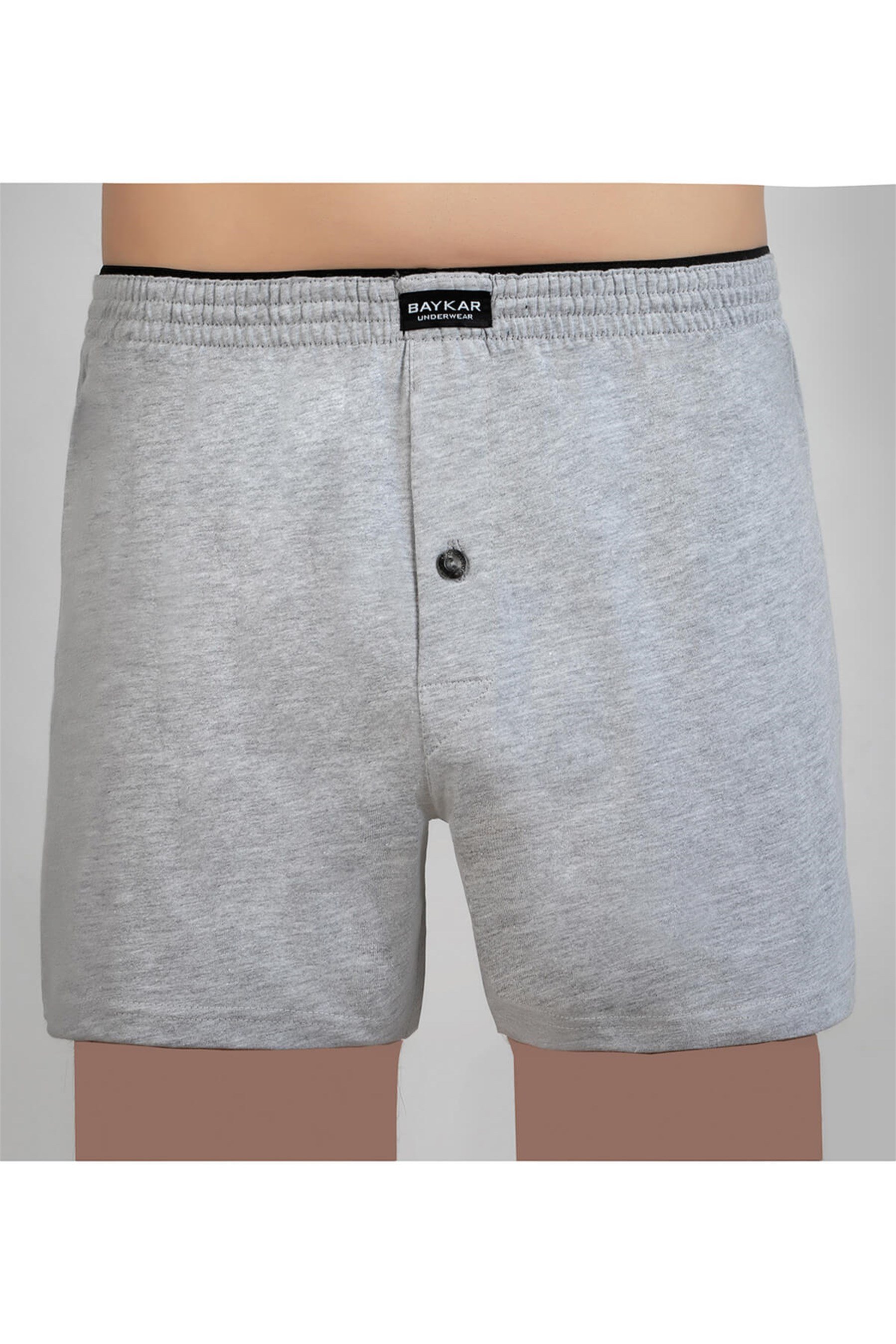 1219-20 Baykar Erkek Boxer Gri