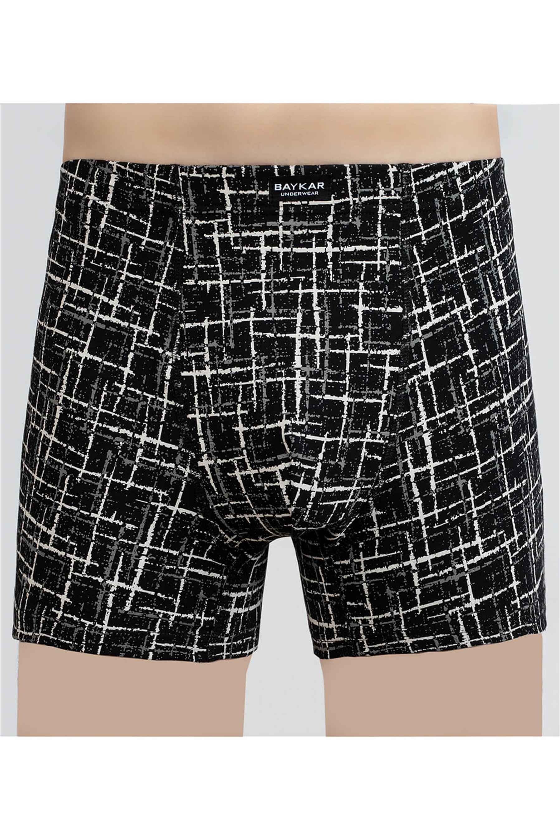 1221-02 Baykar Erkek Boxer Gri