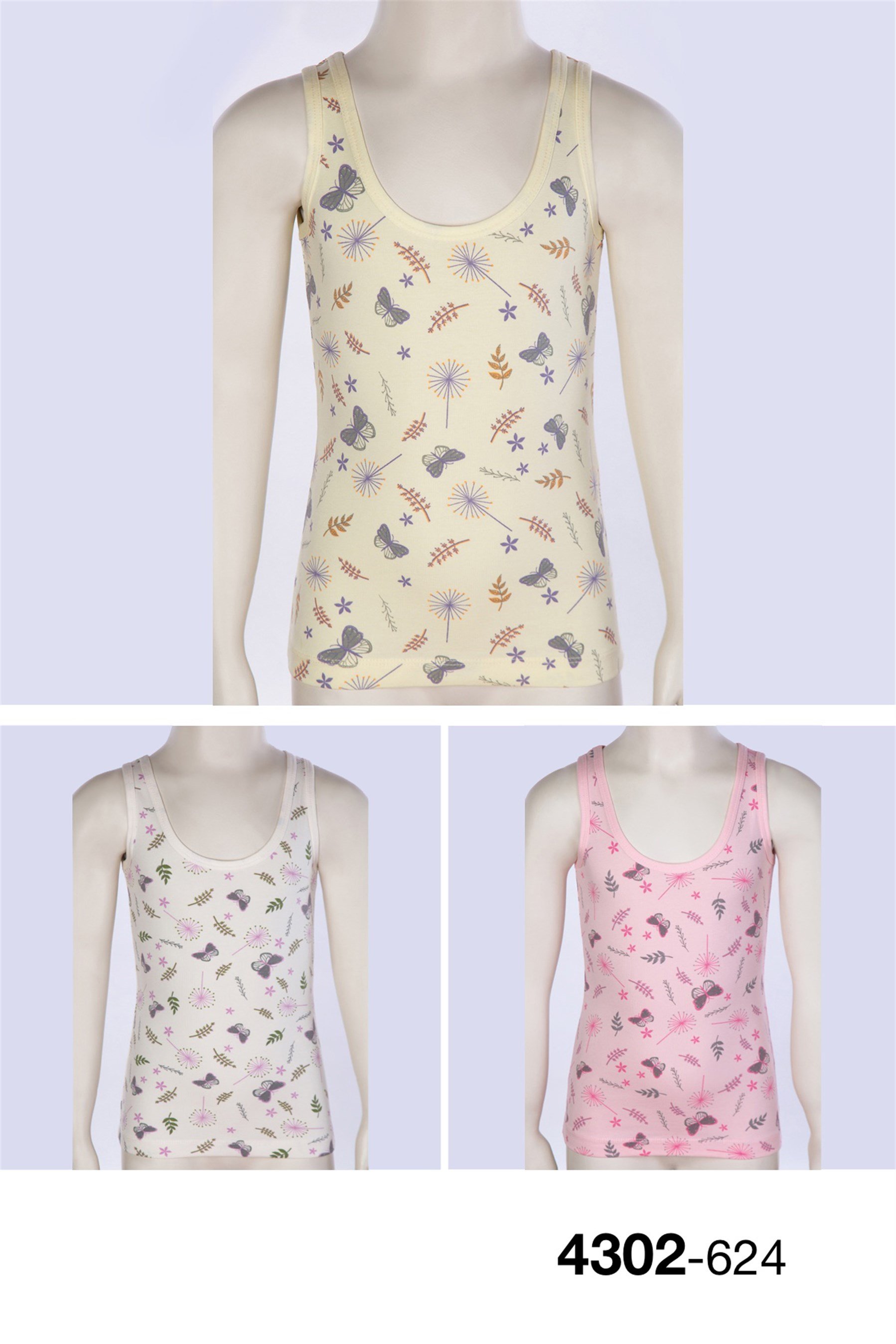 4302 Baykar Kız Çocuk Gen Ask Atlet