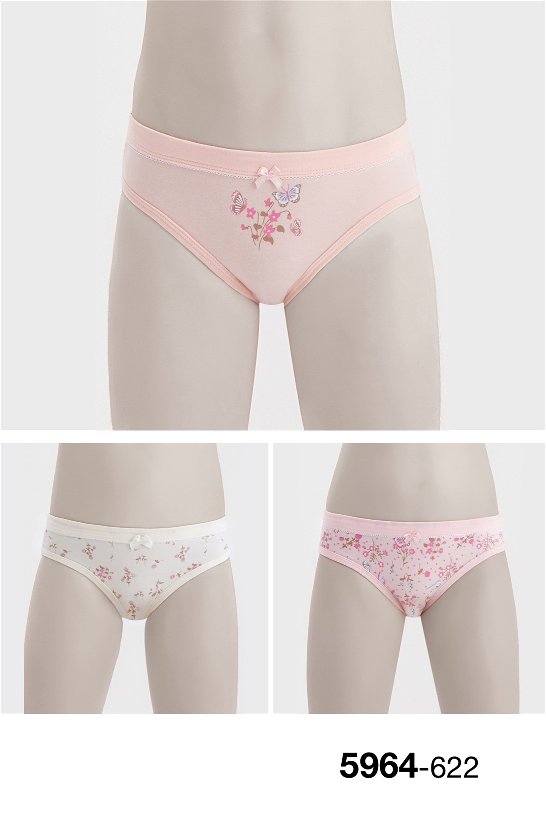 5964 Baykar Kız Çocuk Külot