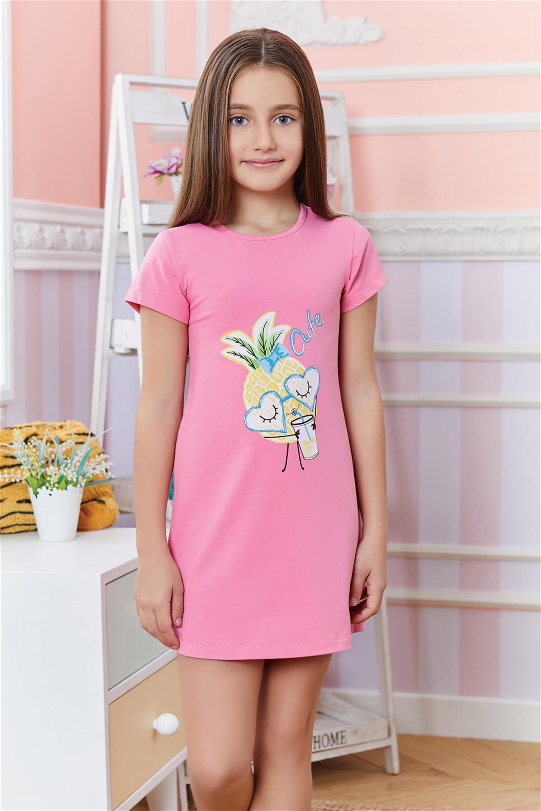 9280 Baykar Kız Çocuk Gecelık