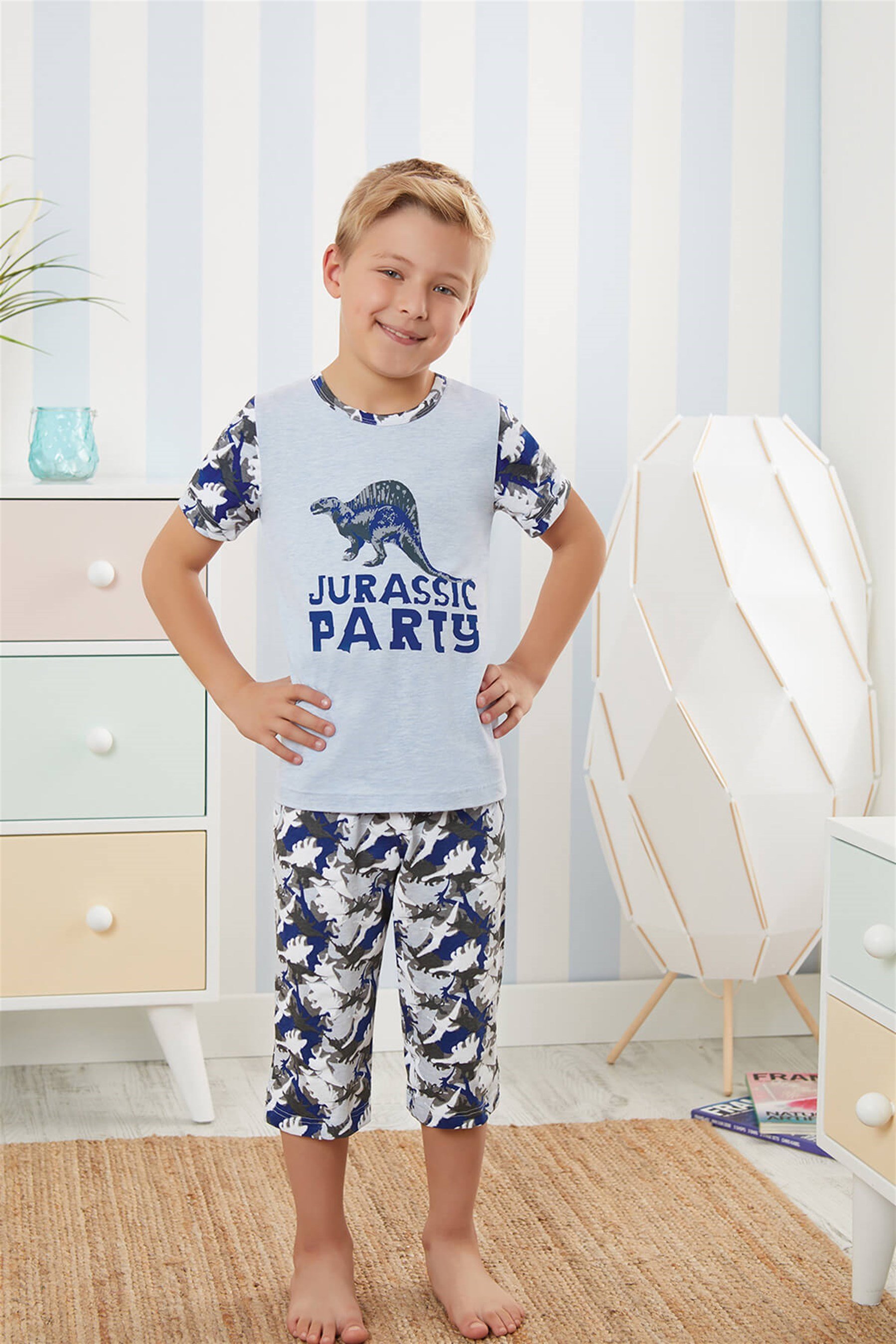 9741 Baykar Erkek Çocuk Kapr Pijama Takımı