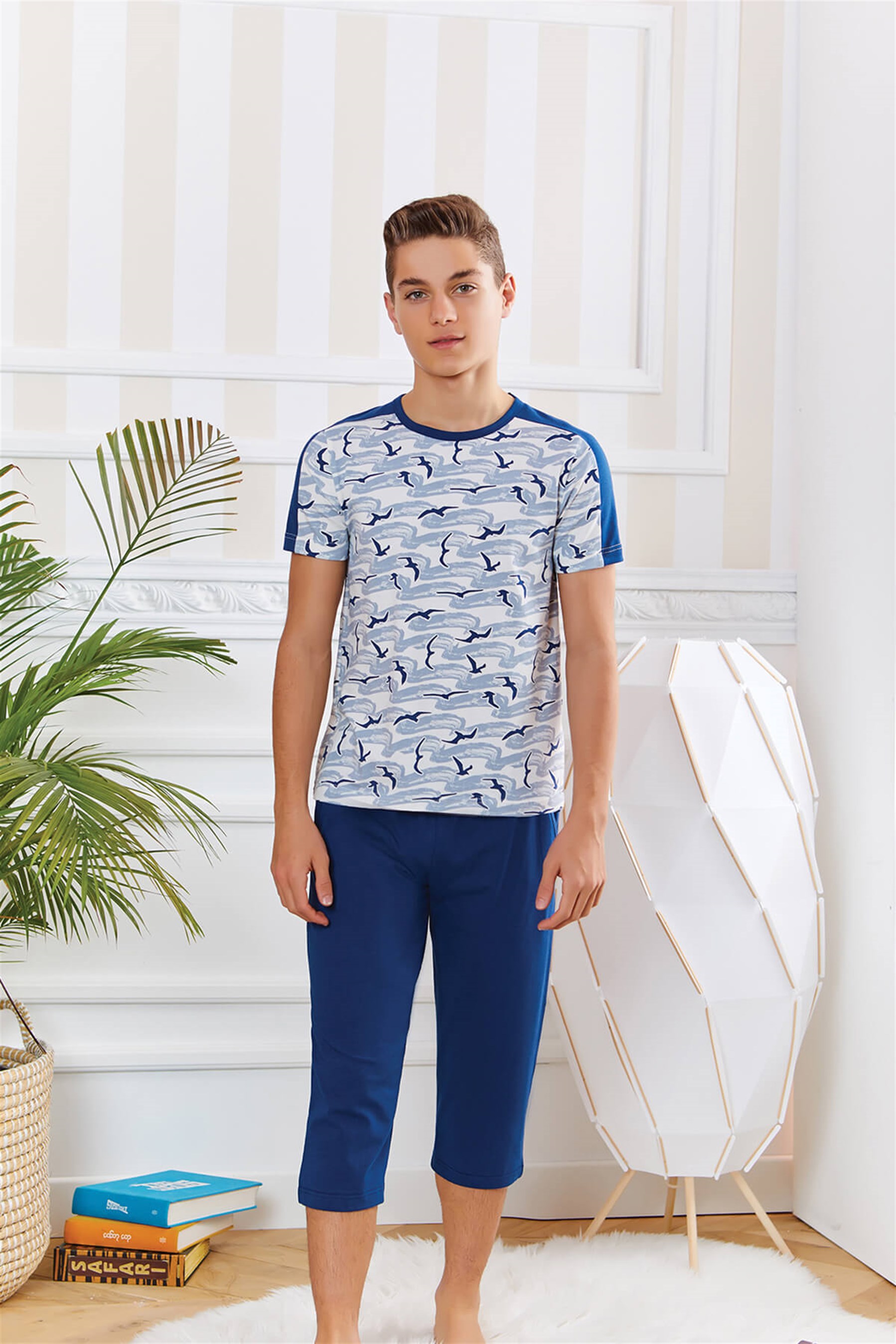 9743 Baykar Erke Çocuk Kapr Pijama Takımı