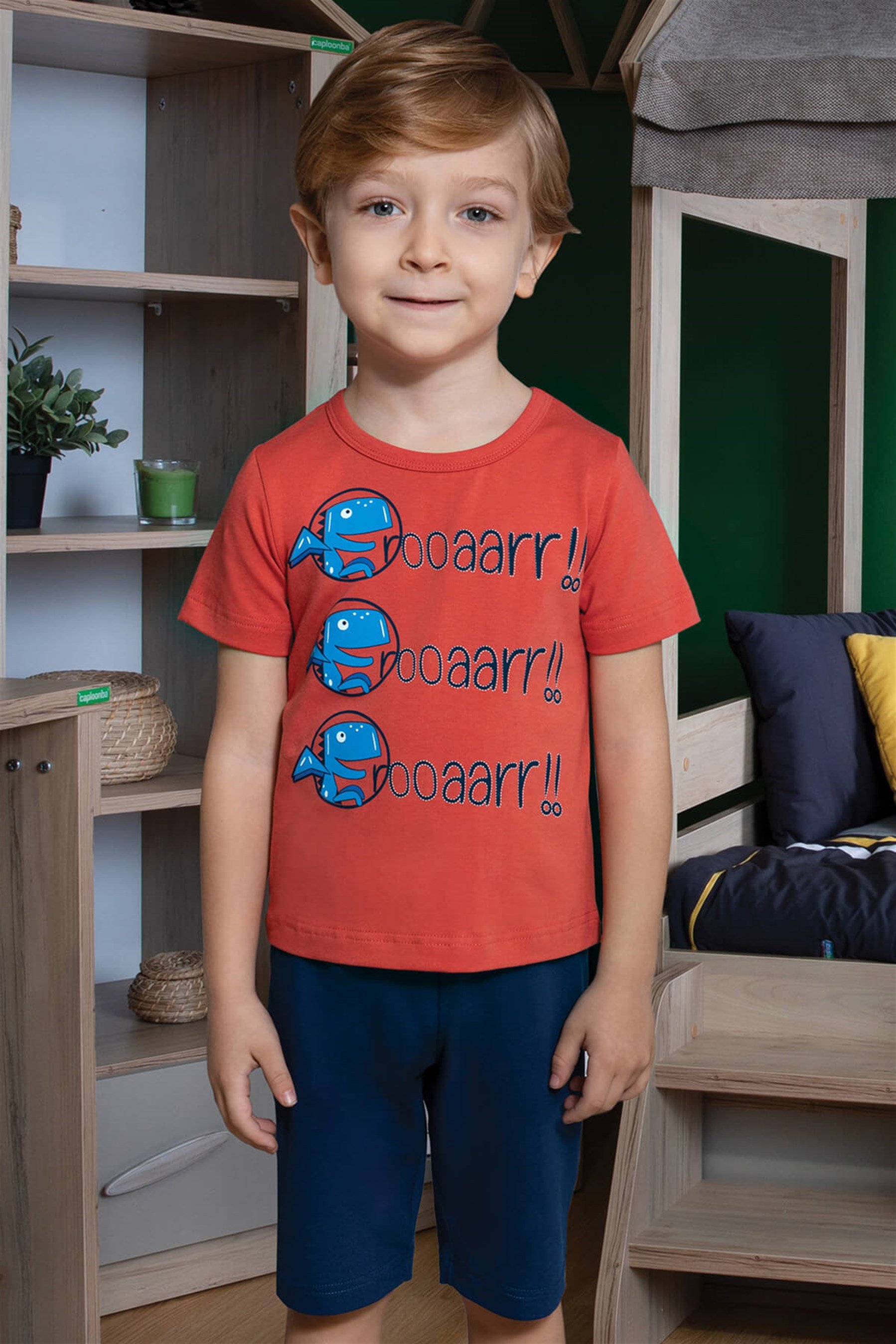 9759 Baykar Erkek Çocuk Kapri Takımı