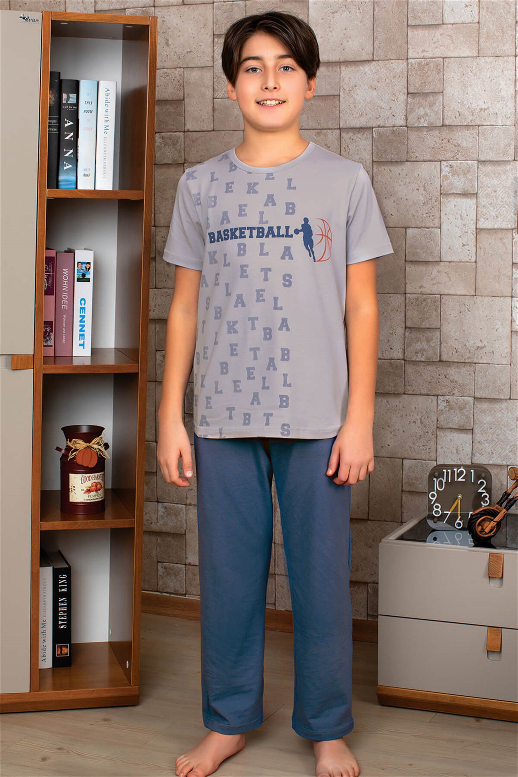 9771 Baykar Erkek Çocuk Pijama Takımı