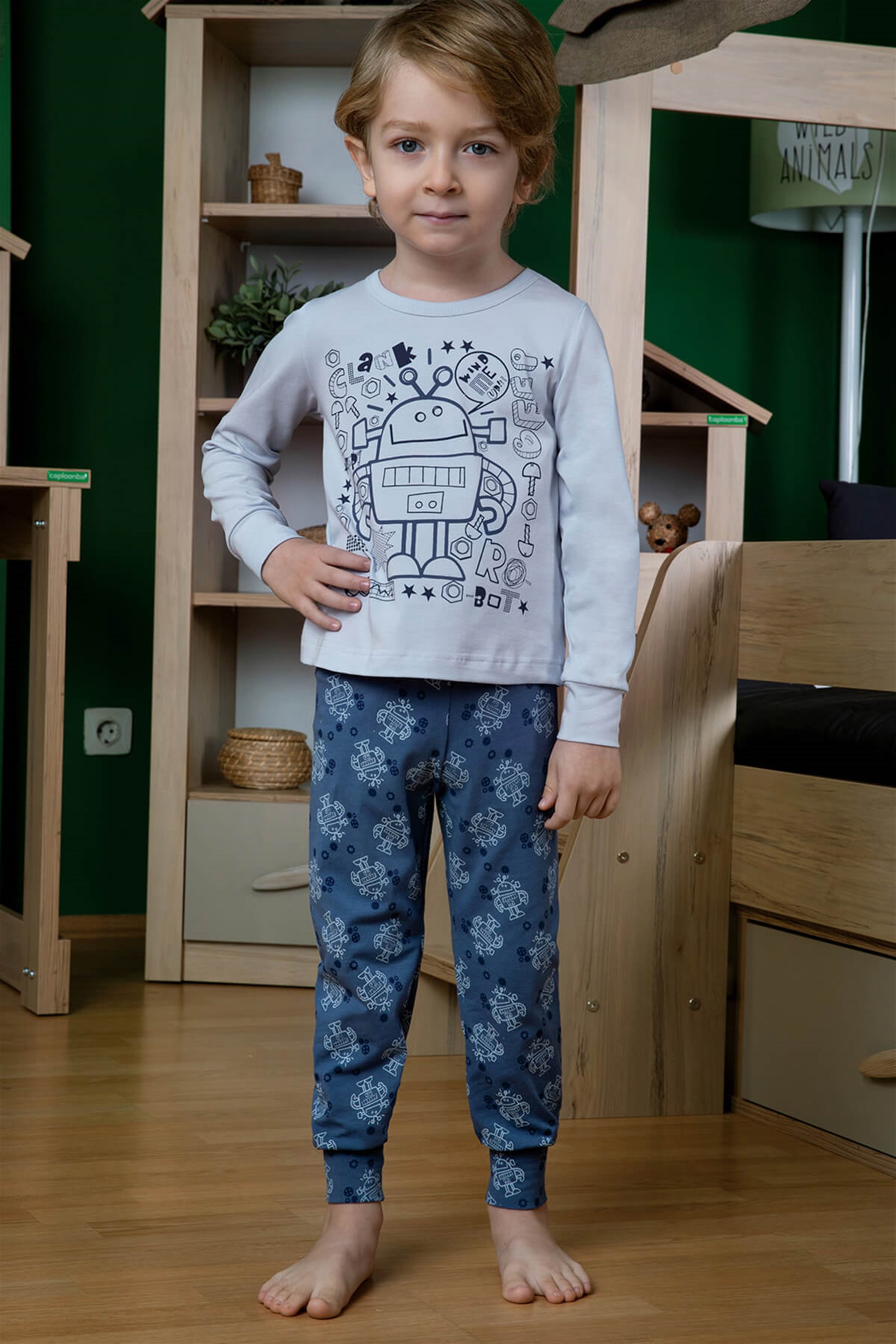 9773 Baykar Erkek Çocuk Pijama Takımı