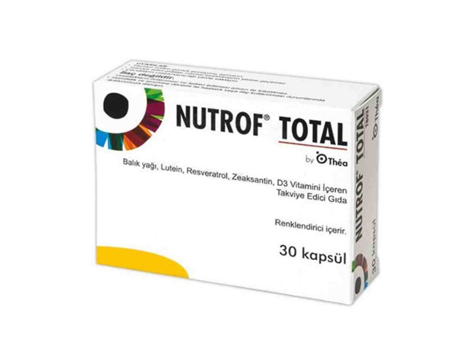 Nutrof Total 30 Kapsül Takviye Edici