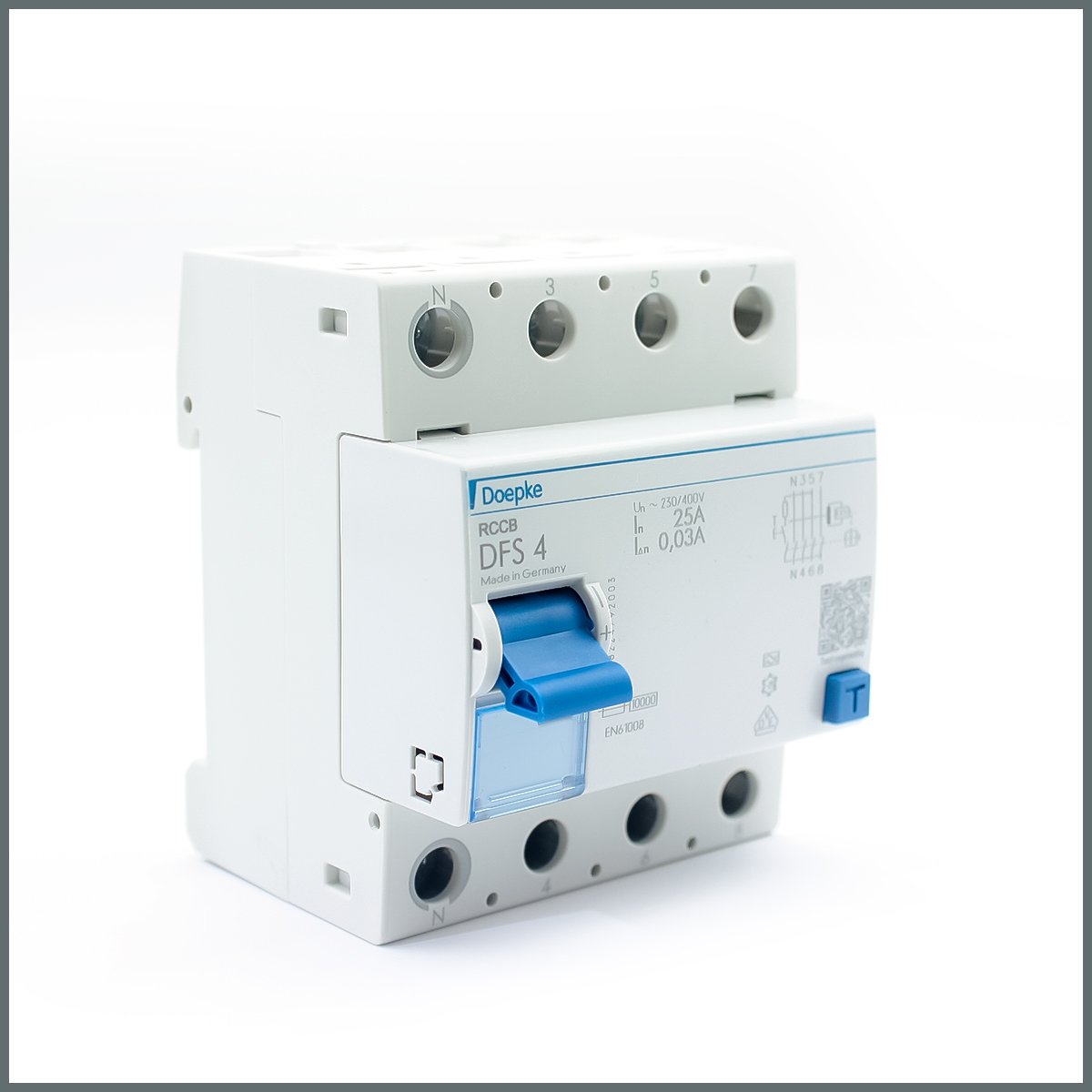 4x25A RCCB 0.03A (A tipi) 