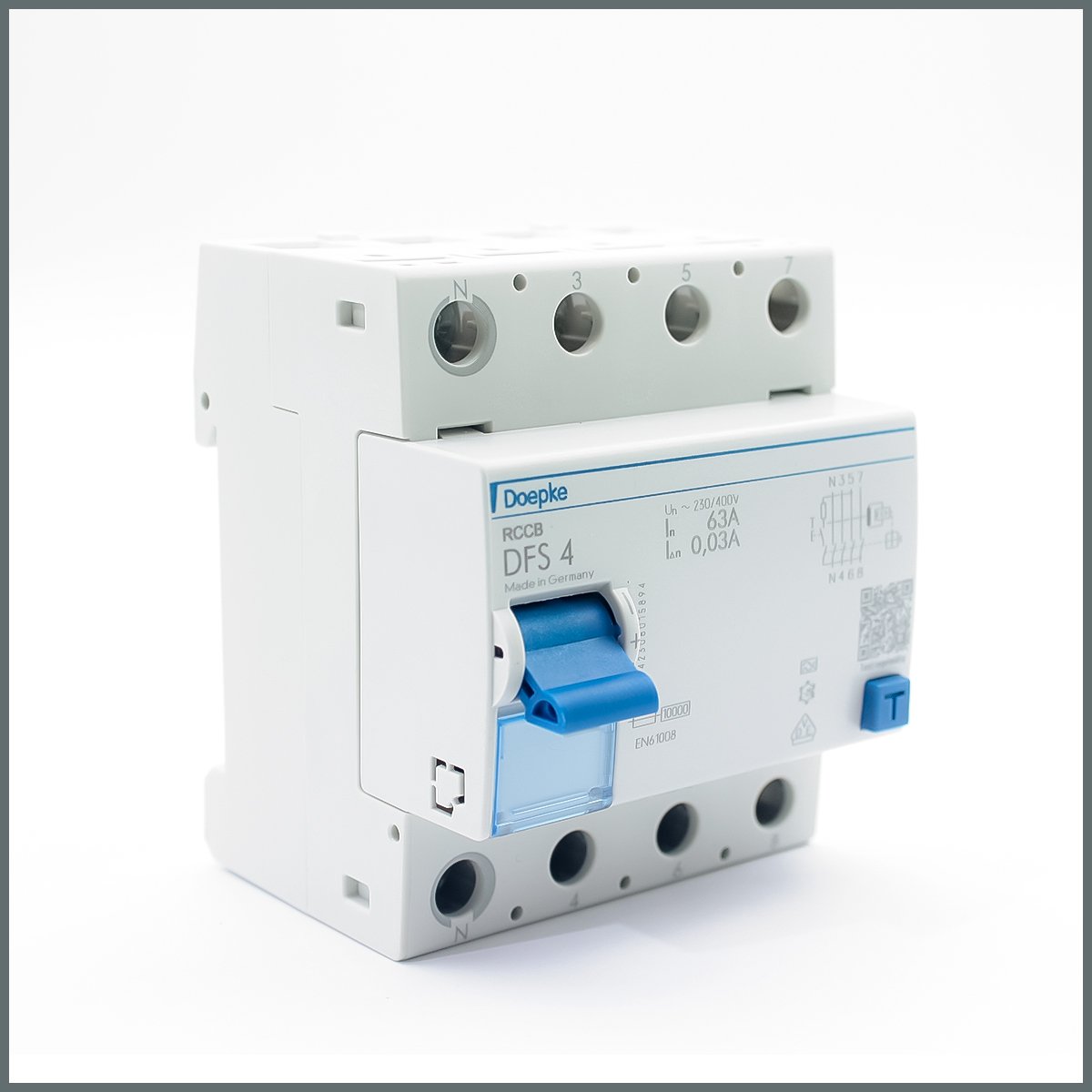 4x63A RCCB 0.03A (A tipi) 