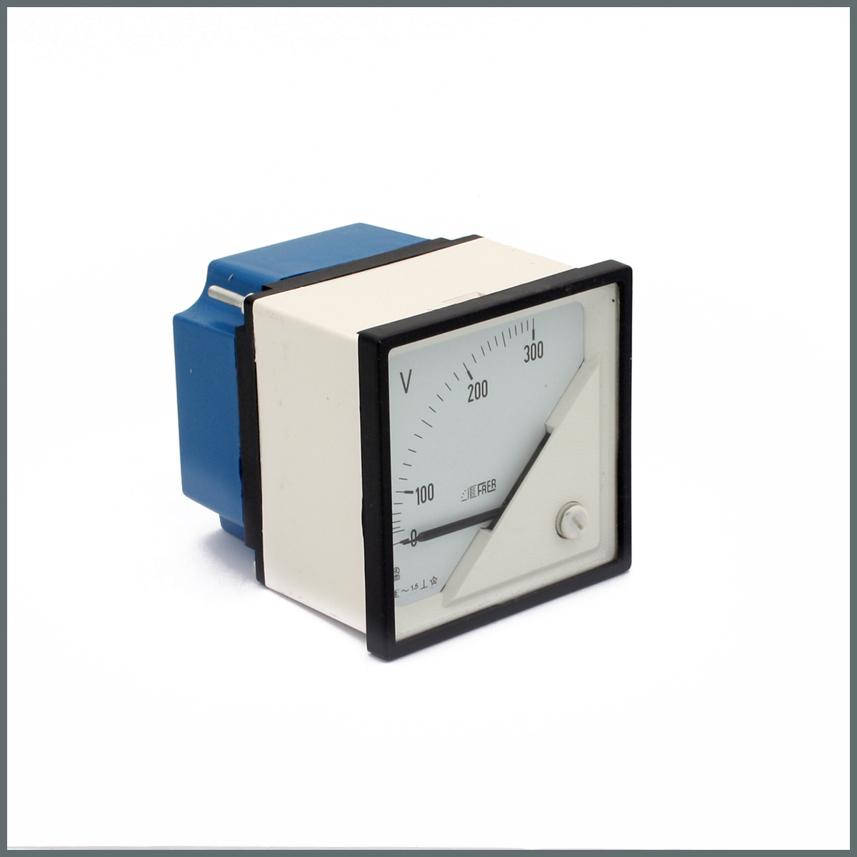 Analog Voltmetre (0-300V)  72x72 mm.   (90°)