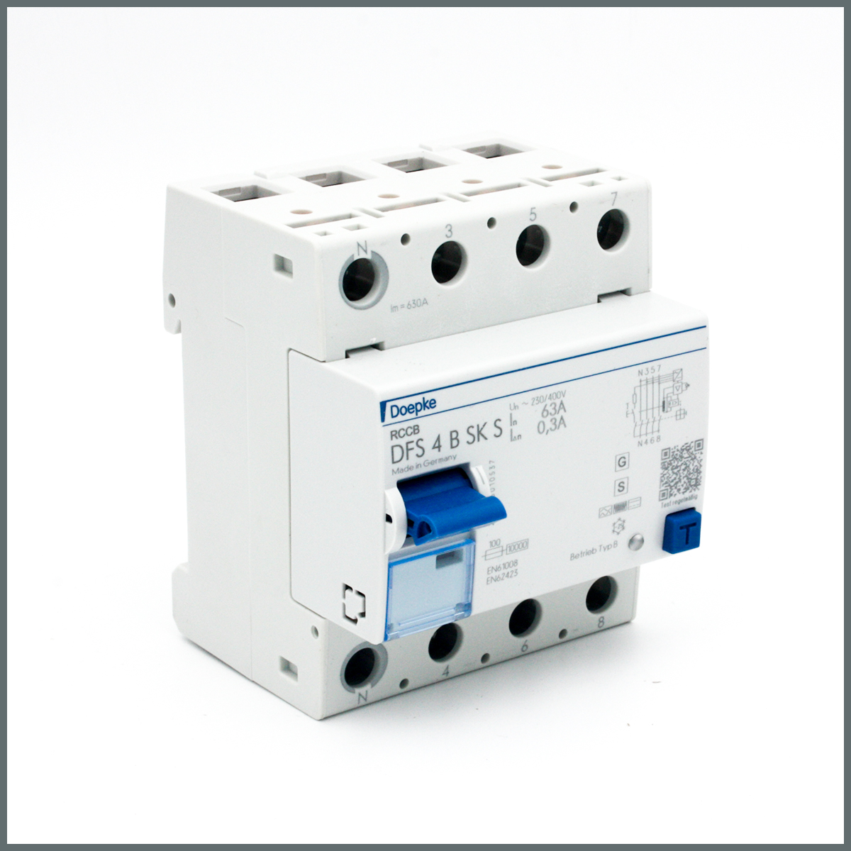 Doepke 4x63A RCCB 300mA (B tipi Kaçak Akım Rölesi)  (SK S:selective)