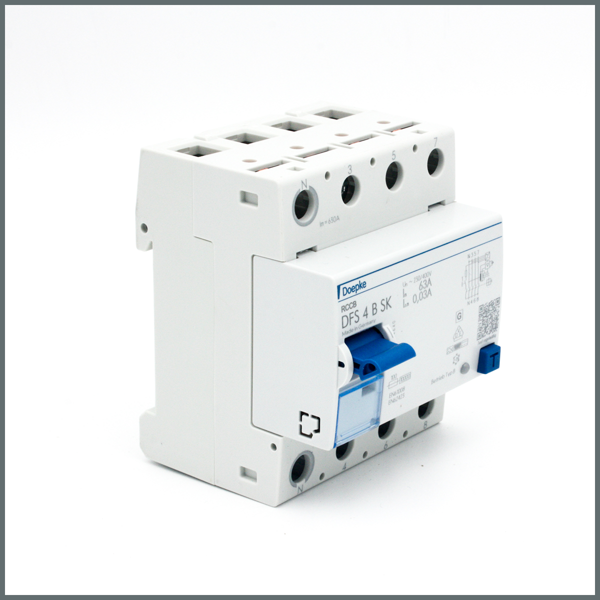 Doepke 4x63A RCCB 30mA (B tipi Kaçak Akım Rölesi) (SK) 