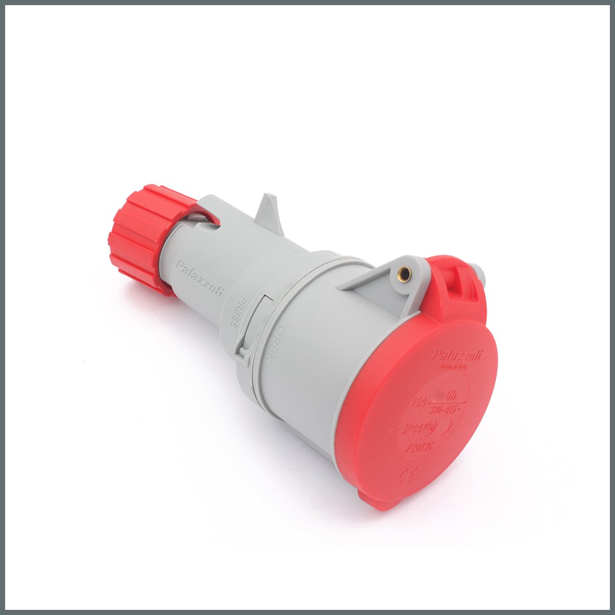 Fiş ve PrizlerPalazzoli Multimax Serisi Uzatma Prizi 16A (IP44) 400V 3P+T h:6