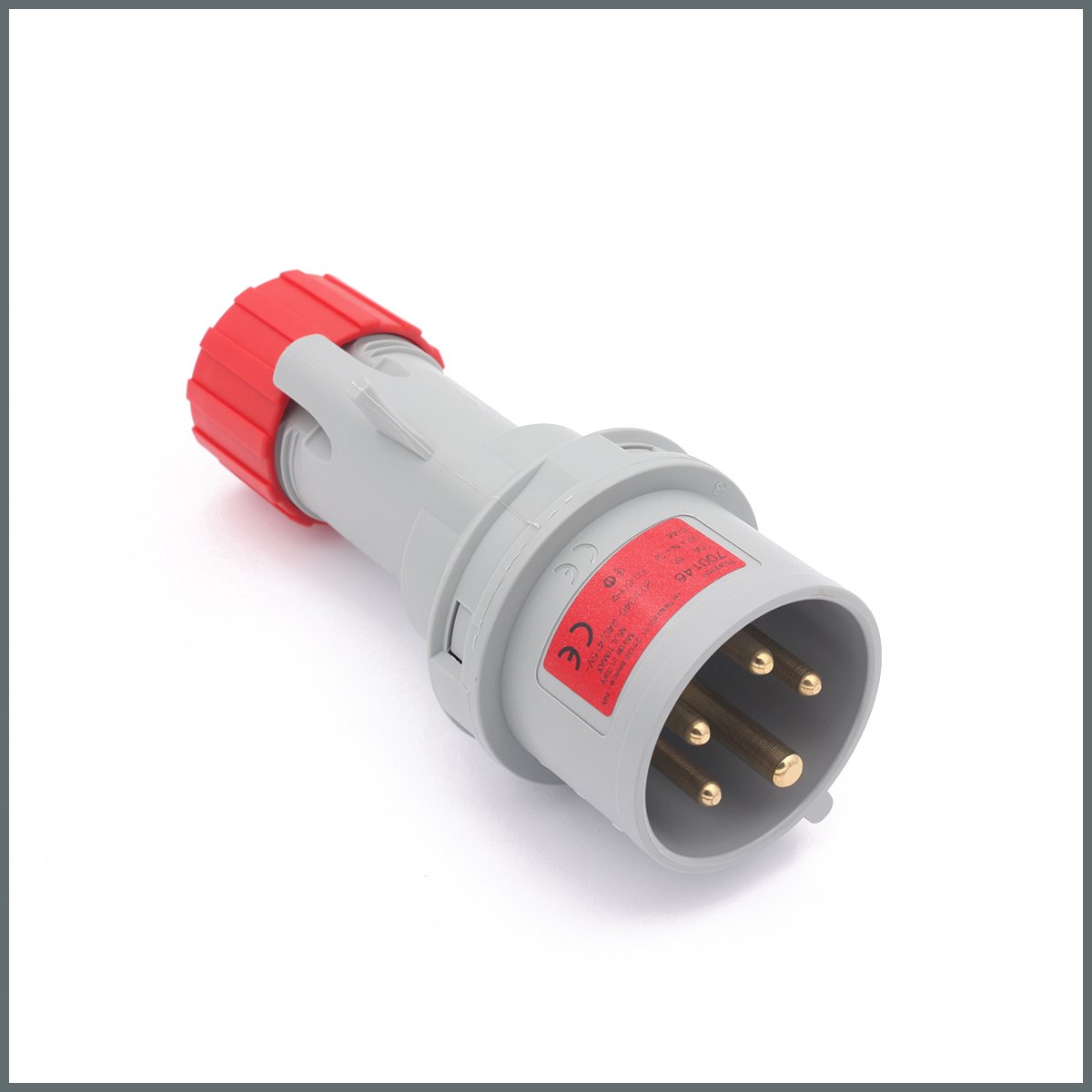 Fiş ve PrizlerPalazzoli Multimax Serisi Düz Fiş 16A (IP44) 400V 3P+N+T h:6