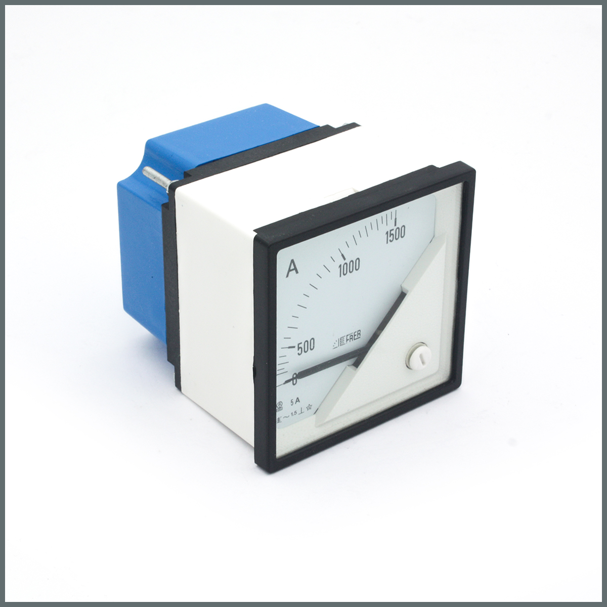 Frer AC Analog Ampermetre 1500/5A Akım Trafosu Girişli 72x72mm. 90°