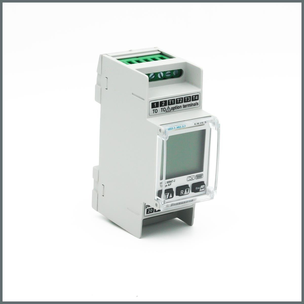 Frer  F Tipi Kaçak akım Rölesi T-R 230VAC 30mA--30A 2Modül Ray Tipi