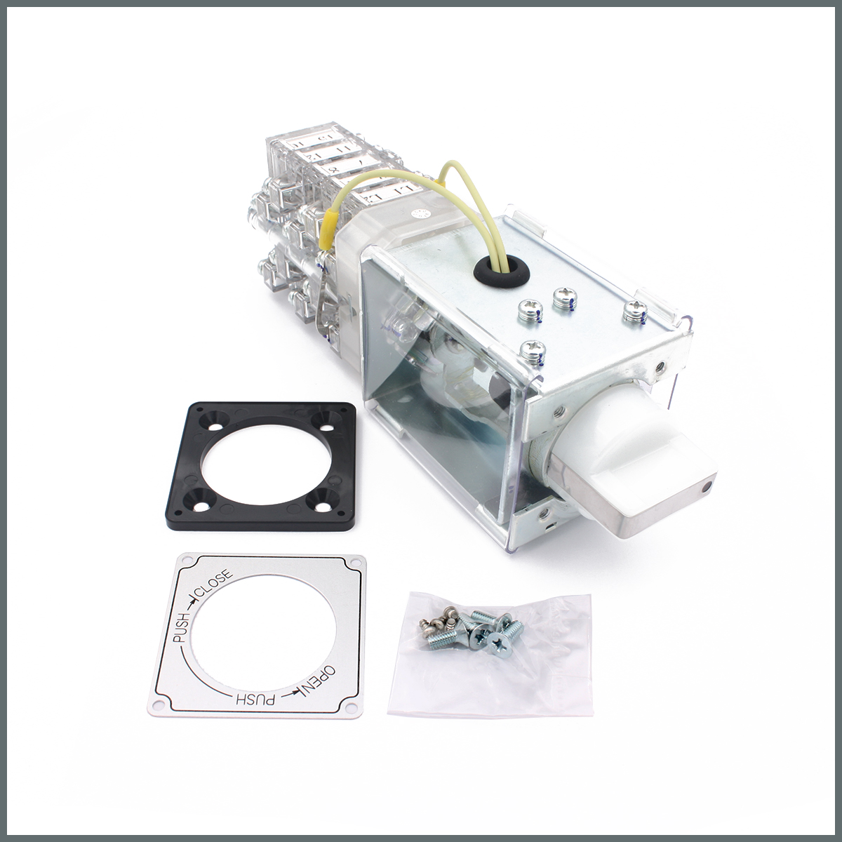 Kesici Anahtarı 220VDC (Kare) BHL-3B4-111-220H-W-Y-B (L54-Y11E)