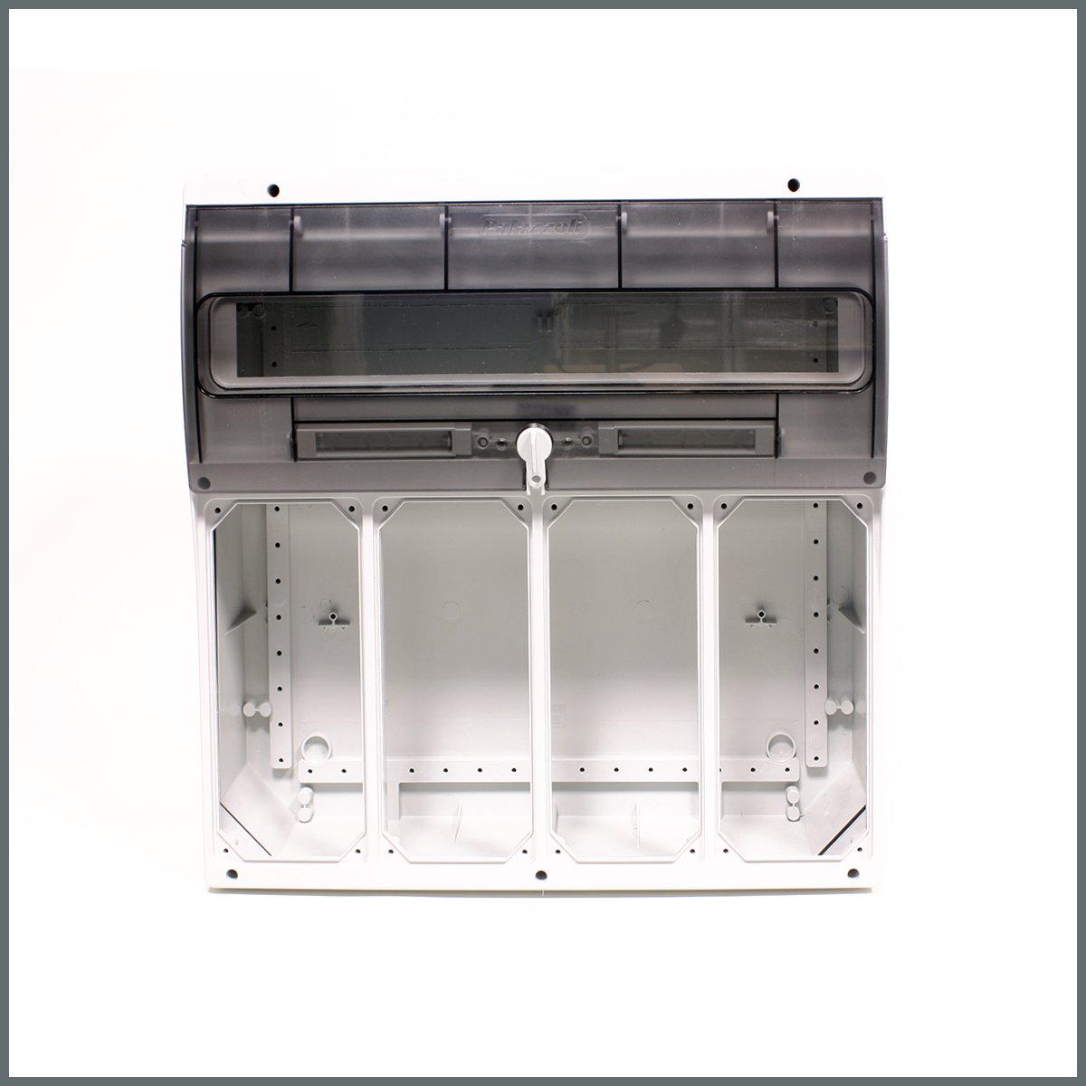 Kombinasyon PanolarıPalazzoli TopTER Dağıtım Panosu (IP66) 22 Modül 4 Kilitli Priz için / Şeffaf Penc. (Dikey)