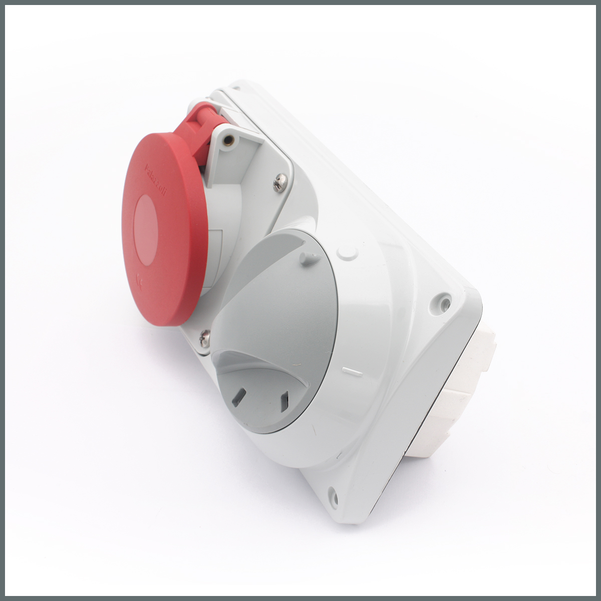 Konum GöstergeleriPalazzoli Prima Serisi Anahtarlı Priz 16A (IP44) 400V (Yatay) 3P+N+T h:6