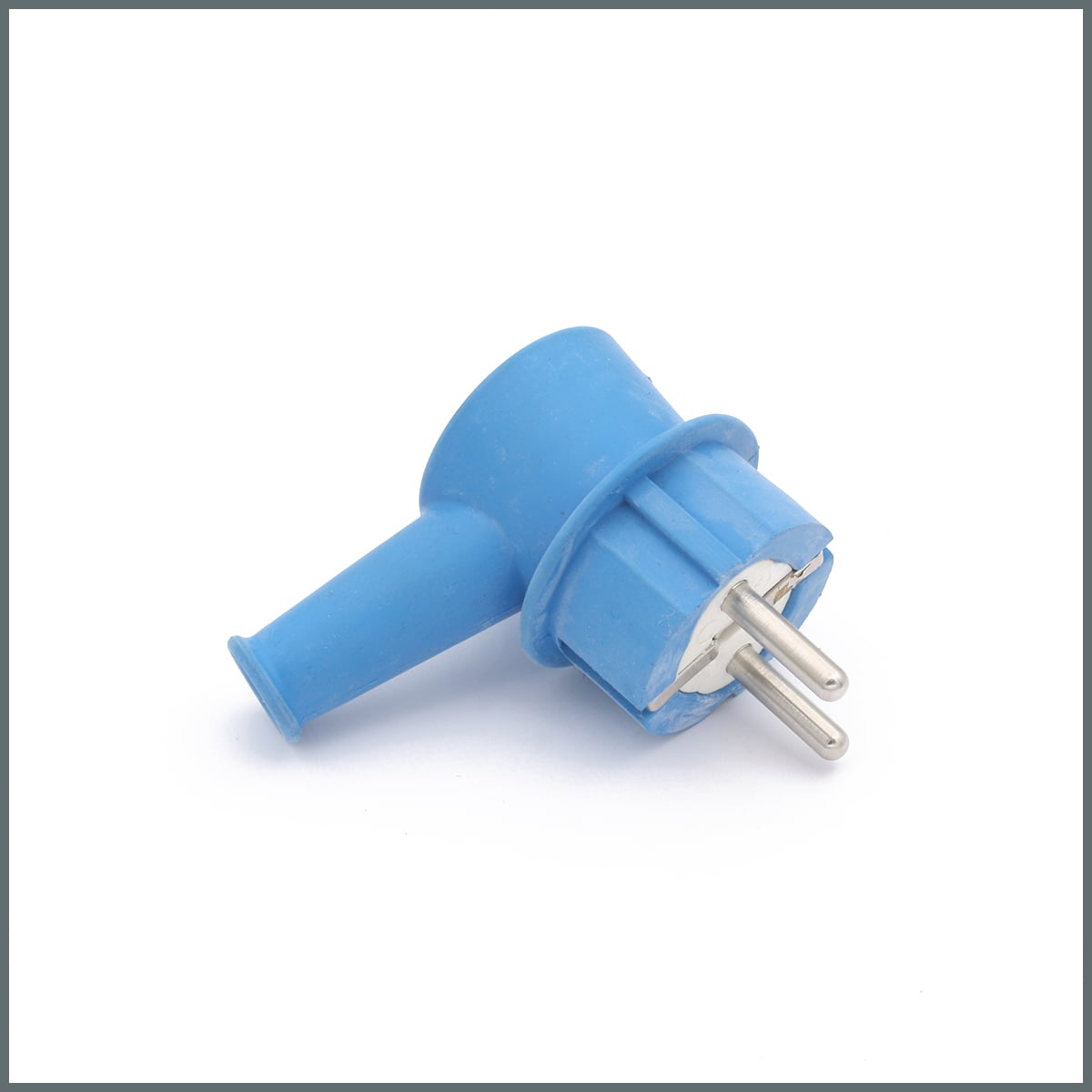 Konum GöstergeleriSPIN Serisi Schuko Fiş IP44 (Kauçuk) 250V 2P+E 10/16A - 90° Açılı 