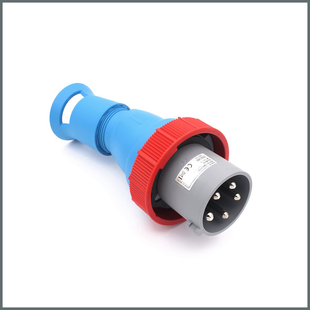 Konum GöstergeleriX-CEE Serisi Düz Fiş 63A (IP66/67/68/69)  400V 3P+N+T h:6