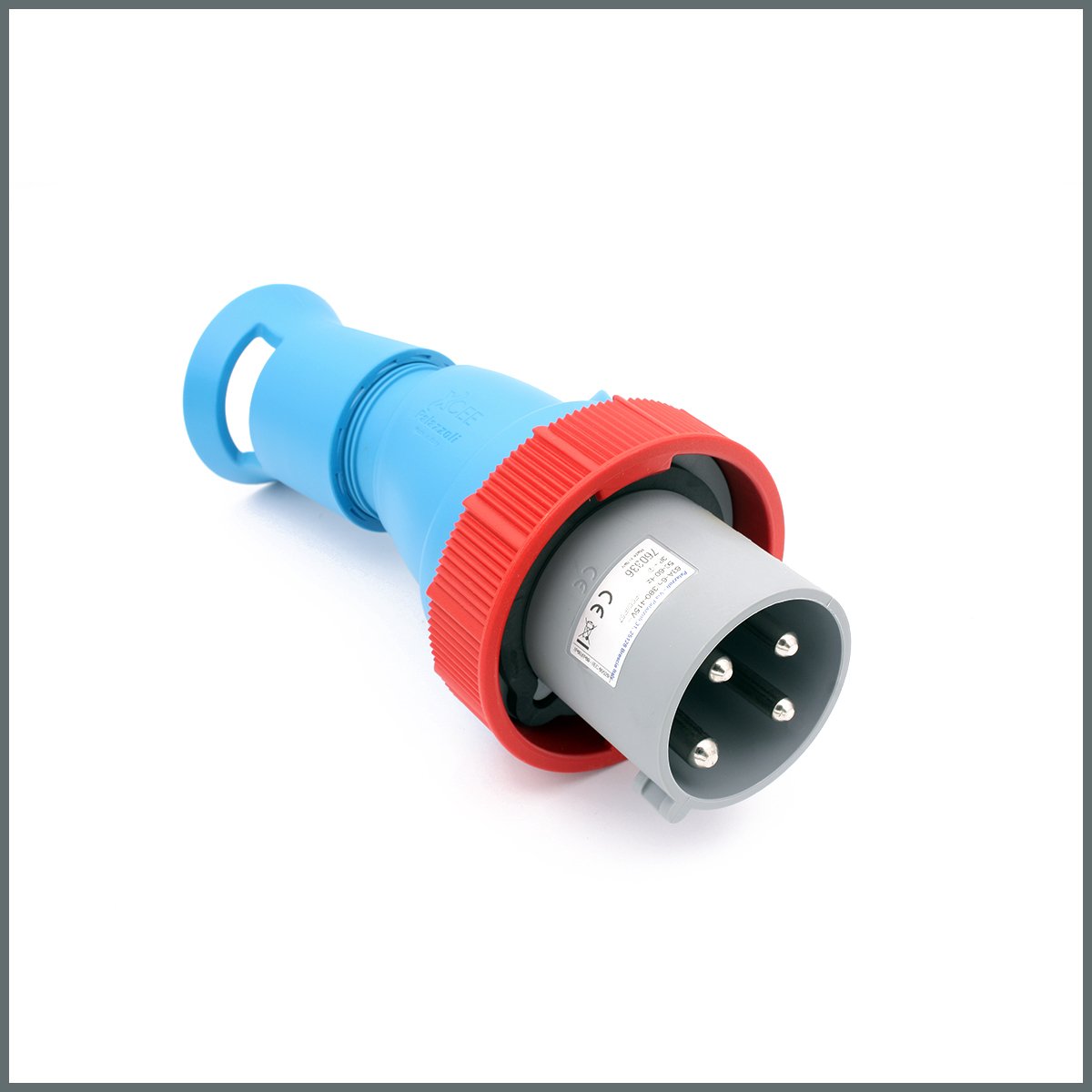 Konum GöstergeleriX-CEE Serisi Düz Fiş 63A (IP66/67/68/69)  400V 3P+T h:6