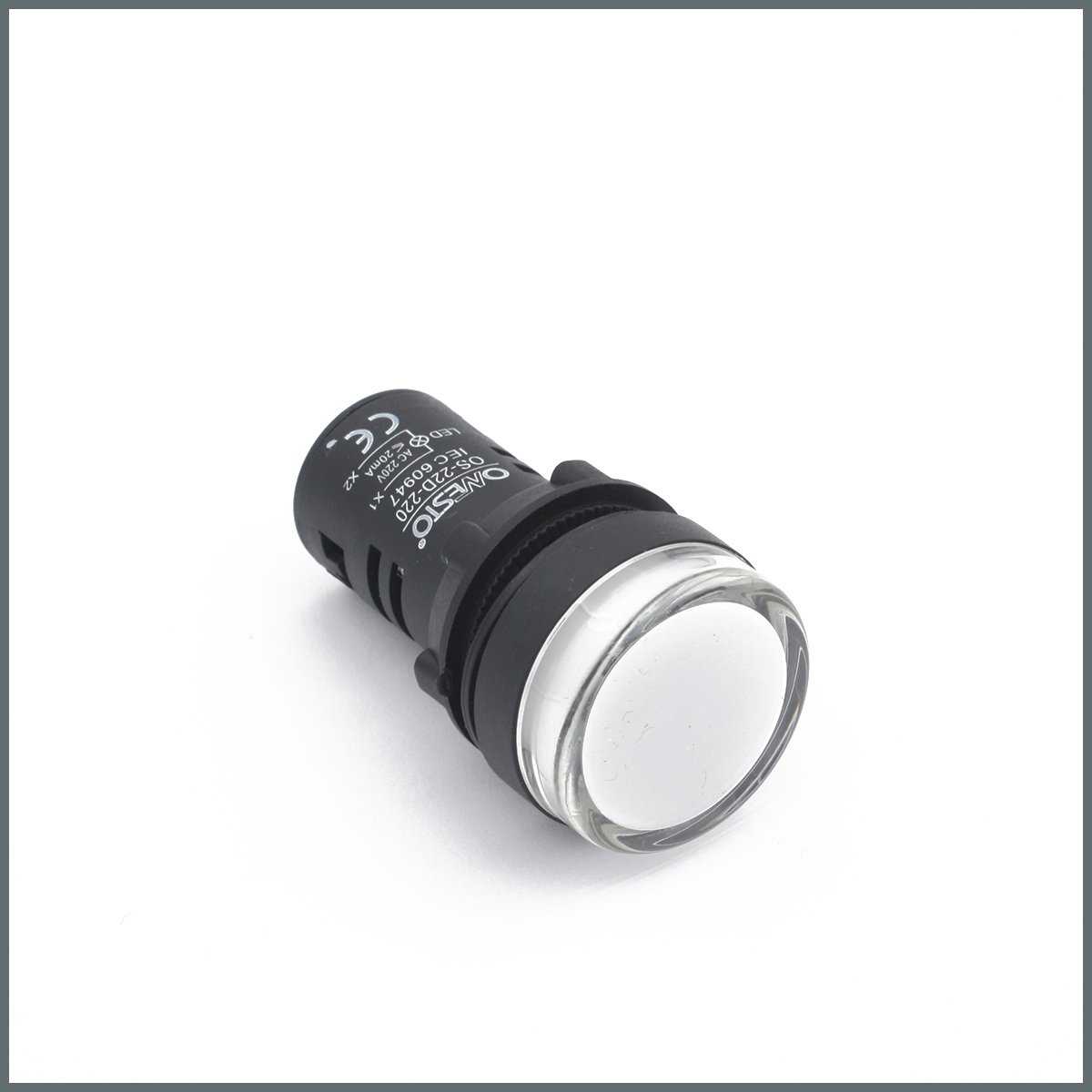 Ledli Sinyal Lambası (Beyaz)  220VAC