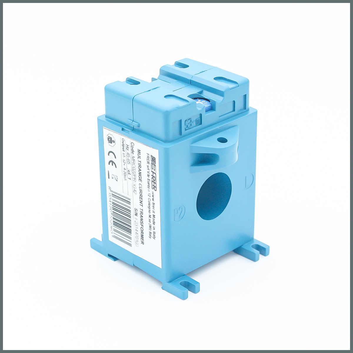 MRC022 Serisi Ø22 Akım Trafosu 4-20mA Çıkış TRMS 5-30A Ayar sahalı cl.1