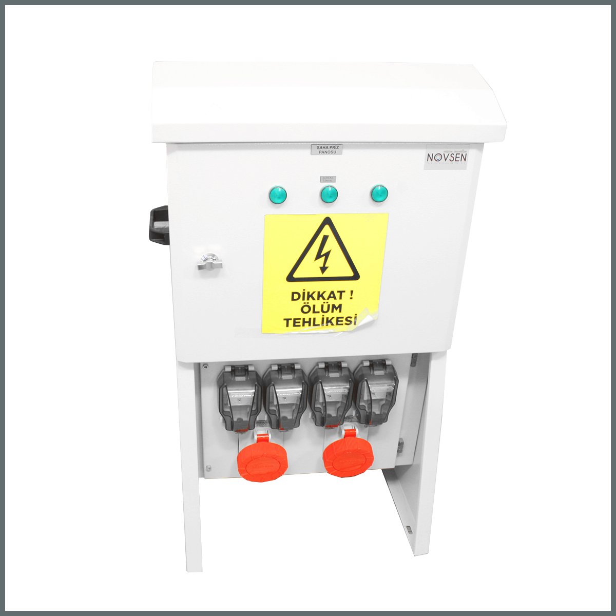 Novsen (Harici Tip) IP66 Kombinasyon Panosu 2x 5x32A, 4x Schuko Priz 16A 