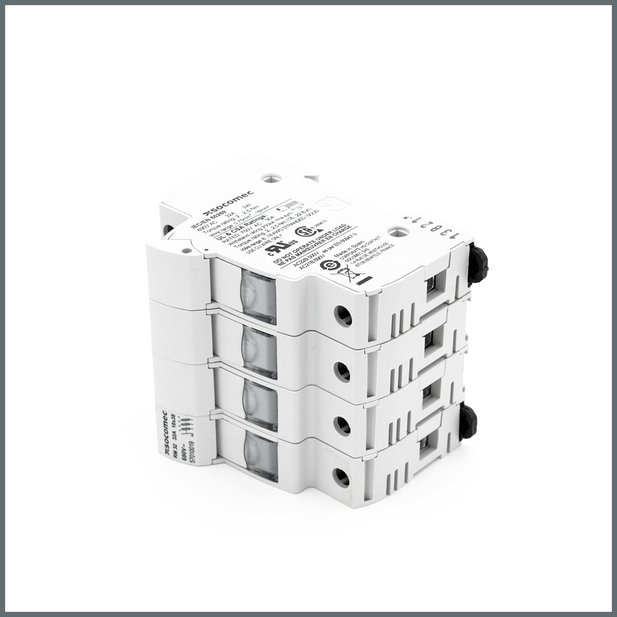 Sigorta yuvası 10x38 3K+N  