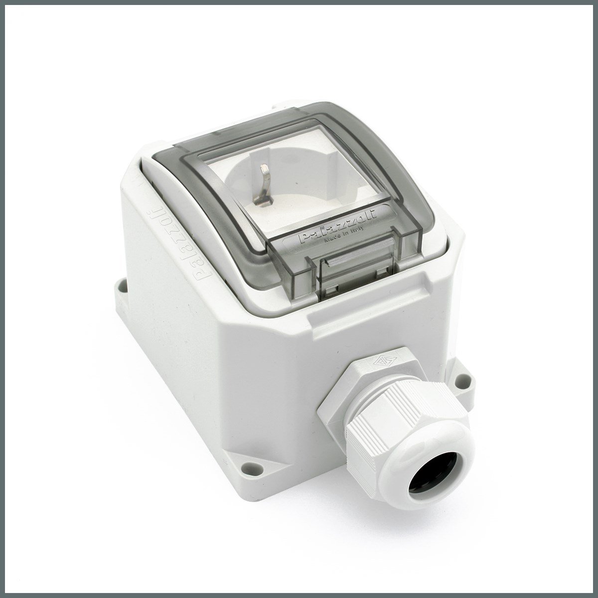 Su Geçirmez IP66 Sıva Üstü kutulu  Dış Ortam Prizi B (Bahçe,Garaj)