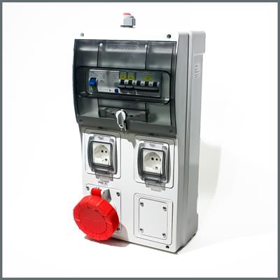 Novsen IP66 Araç Şarj İstasyonu Panosu 1ad. 5x32A , 2ad. Schuko Priz