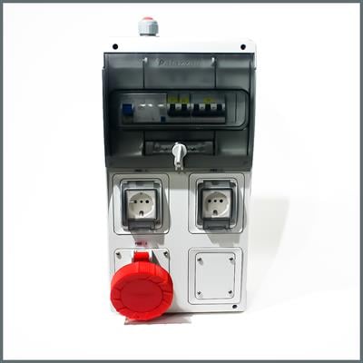 Novsen IP66 Araç Şarj İstasyonu Panosu 1ad. 5x32A , 2ad. Schuko Priz