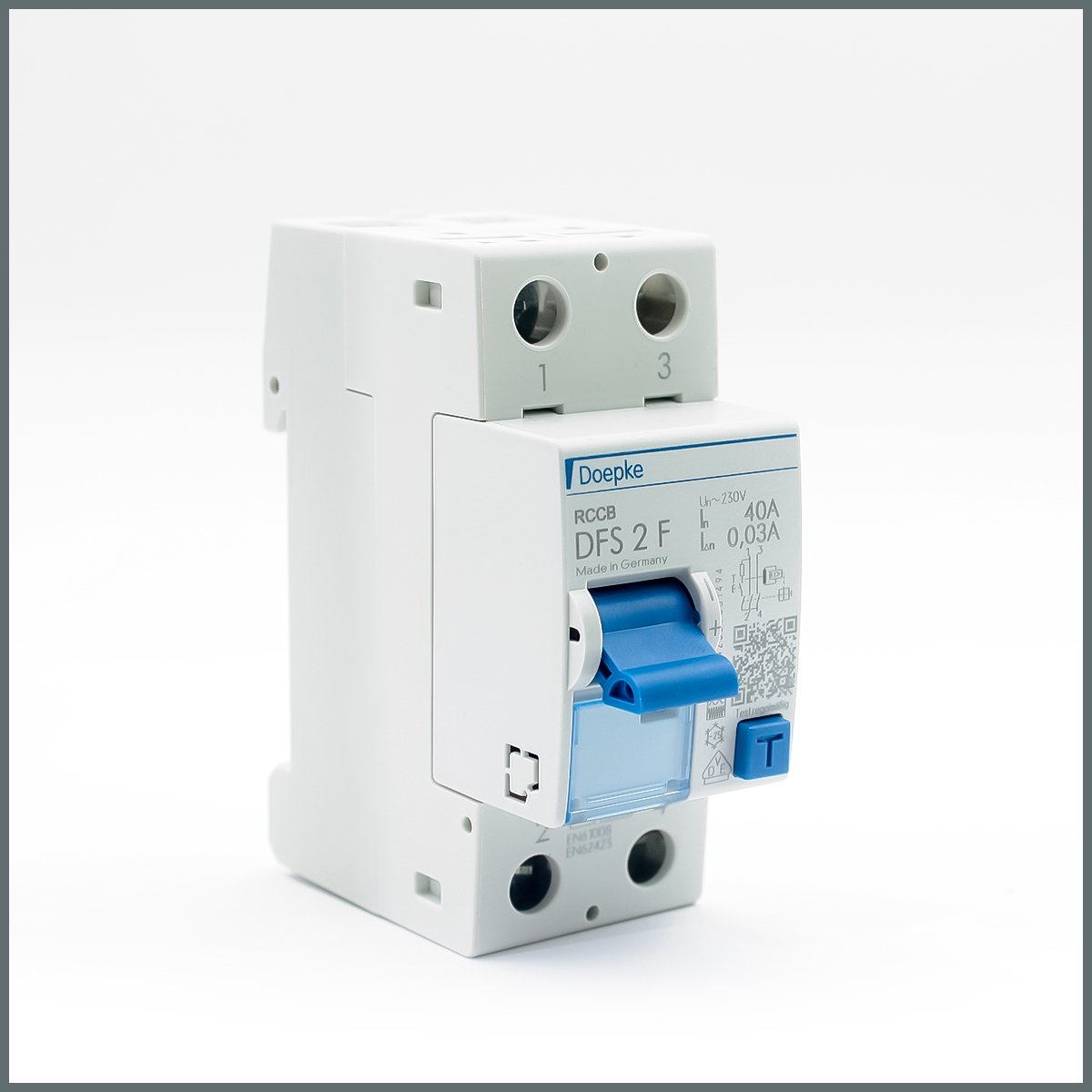 2x40A RCCB 0.03A (F tipi) 