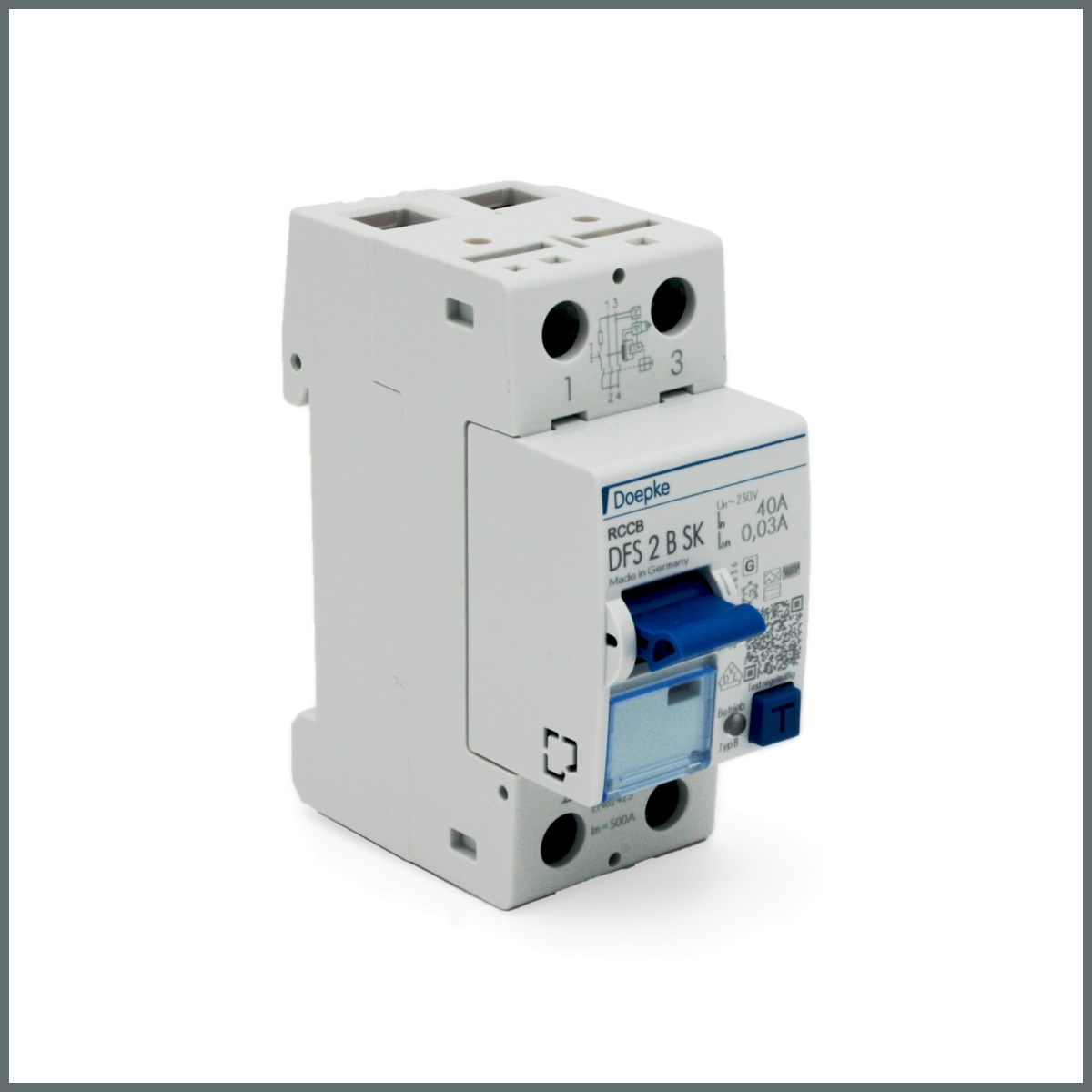 2x40A RCCB 30mA (B tipi) (SK,G) .