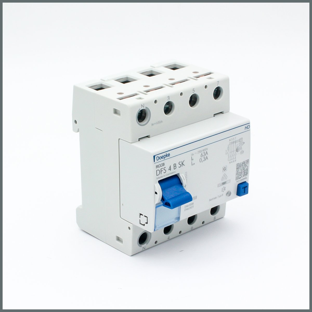 4x63A RCCB 0.30A (B tipi) (SK) (HD) 