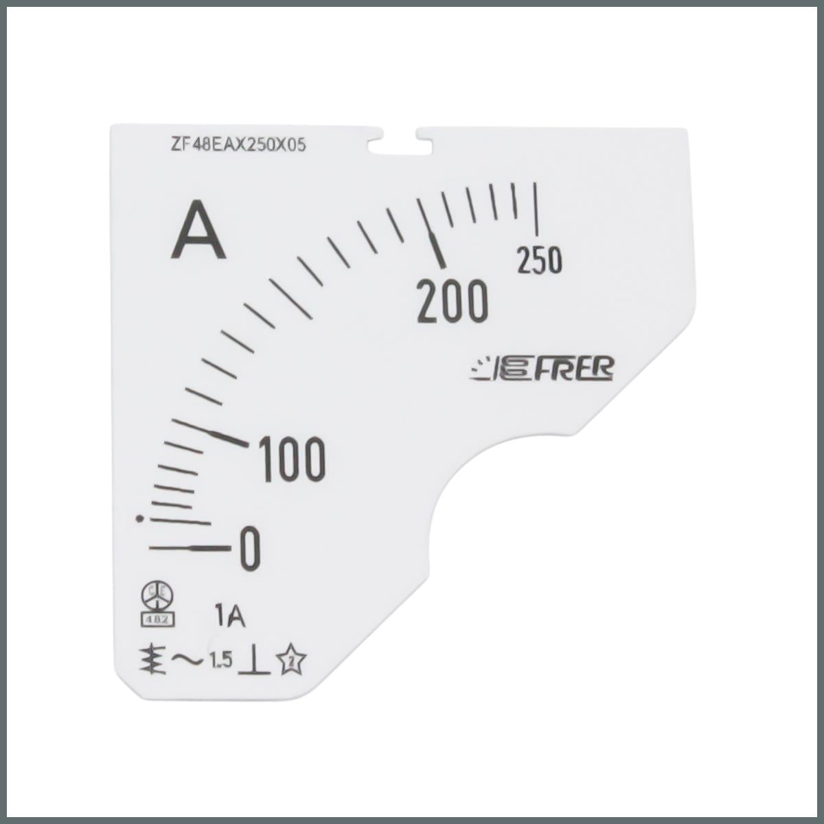 90° scale 48 ac 250/1A 