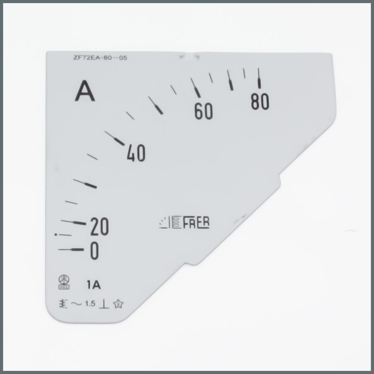 90° scale 72 ac 80/1A 