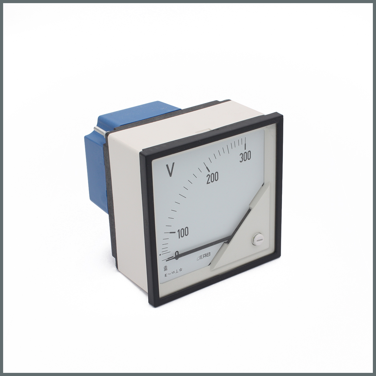 Analog Voltmetre (0-300V)  96x96 mm.   (90 Der.)