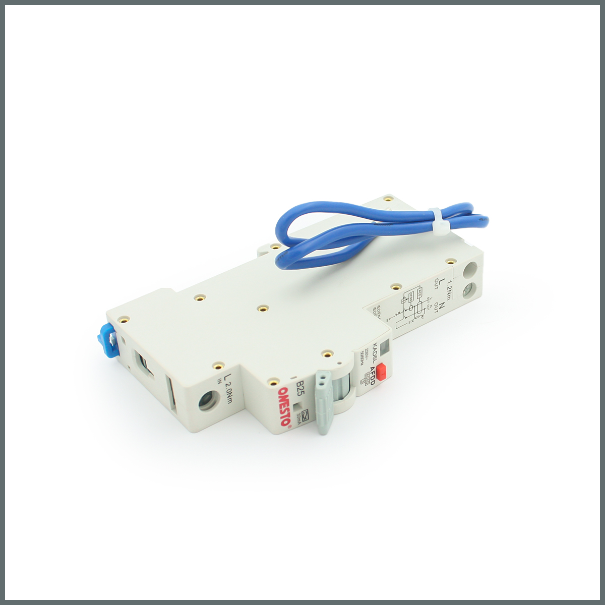 Ark Hata Kesicisi (RCBO'lu) (B Eğrisi)  1P+N  / 30mA / 25A / AFDD + RCD